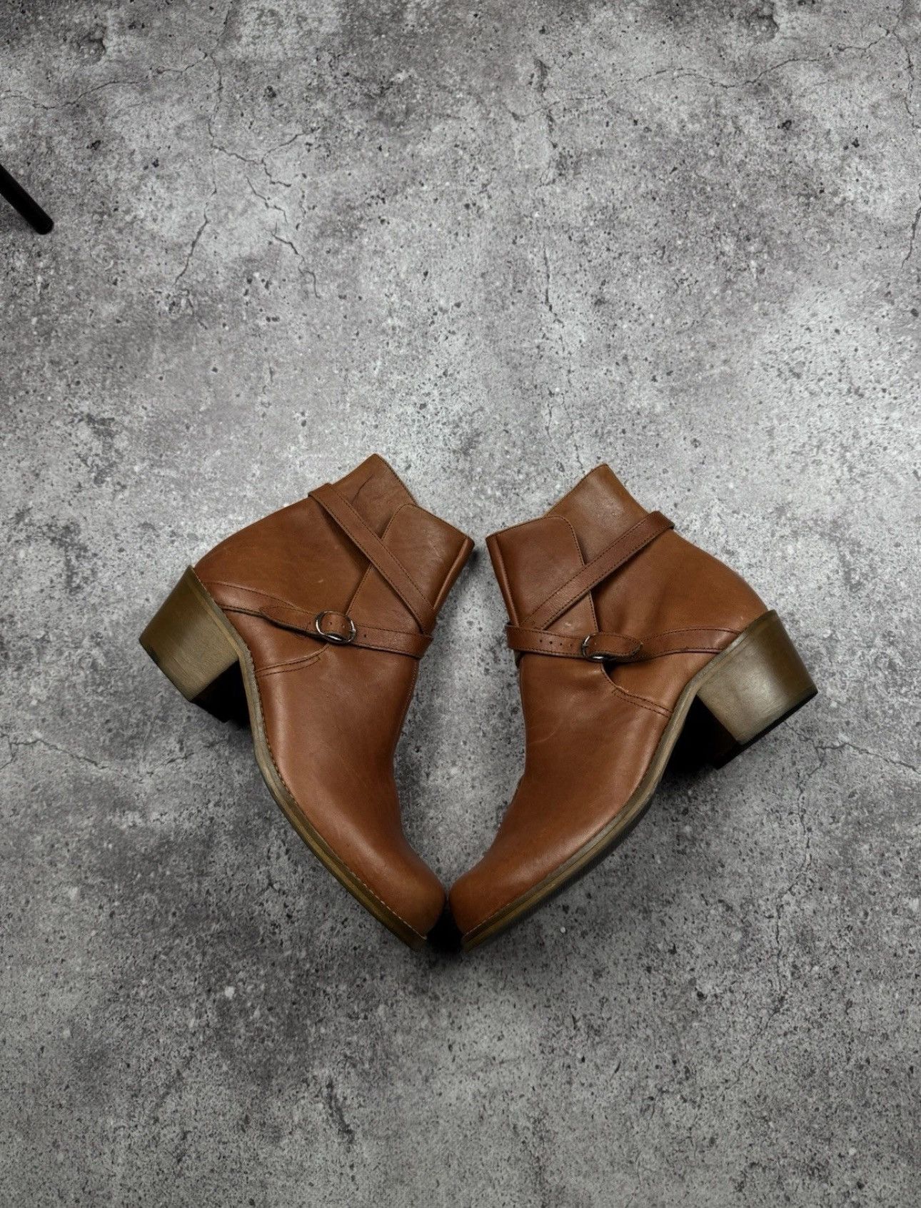 A.S.98 STRAPS BELTED A.S 98 style Boots Leather Style Rick Owens Size US 11 / EU 44 - 16 Thumbnail
