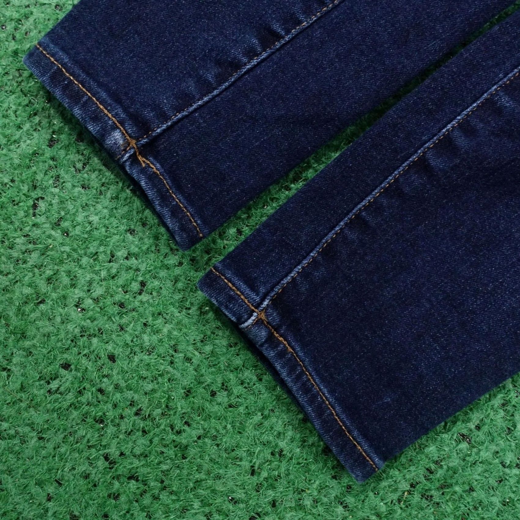 Madewell Madewell Jeans Womens 24 Blue 10" High Rise Skinny Dark Wash Stretch 24x28 Size 42" / US 20 - 3 Thumbnail