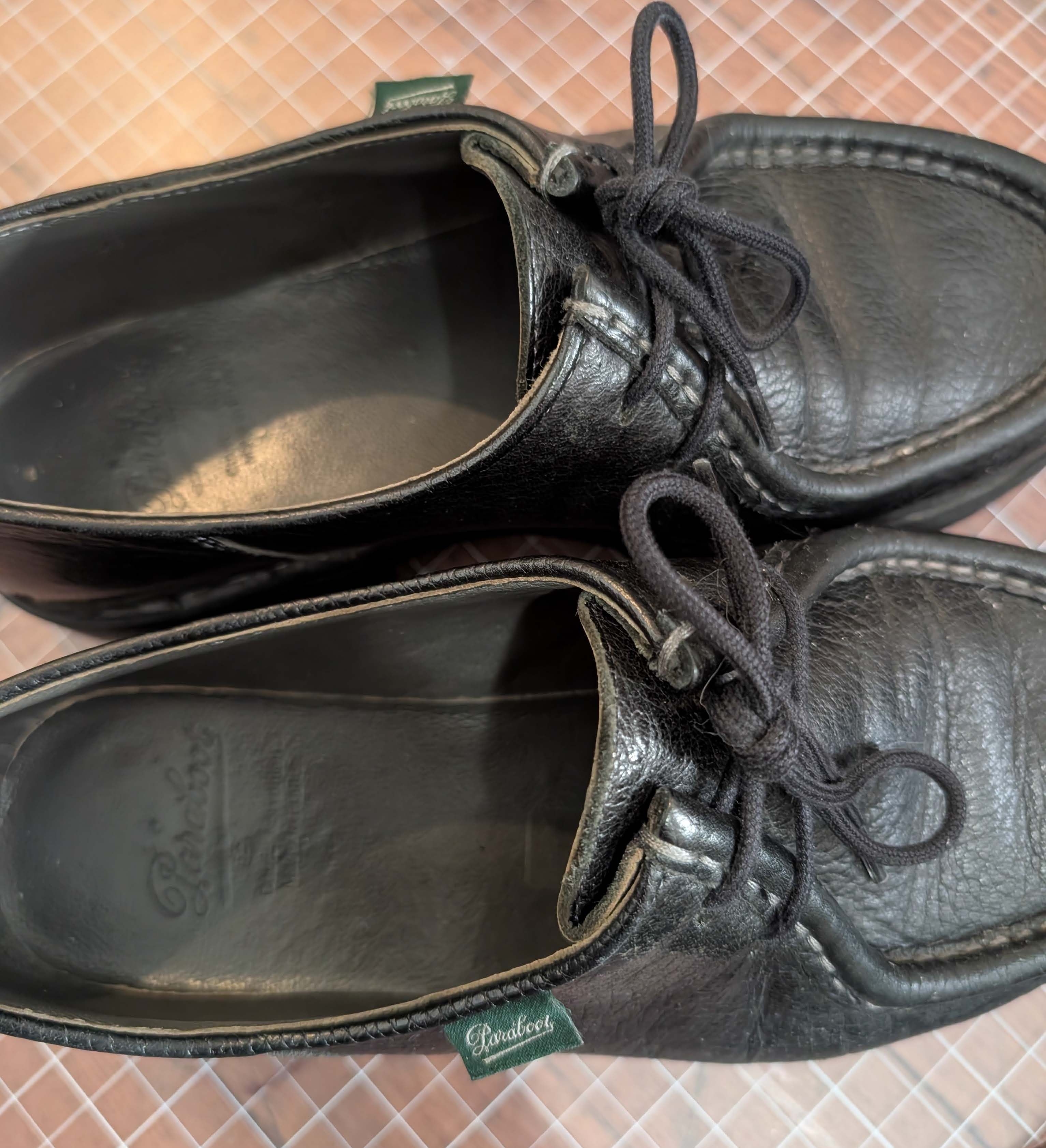 Paraboot Paraboot Michael Marche || Black Pebble Leather Size US 8 / EU 41 - 4 Thumbnail