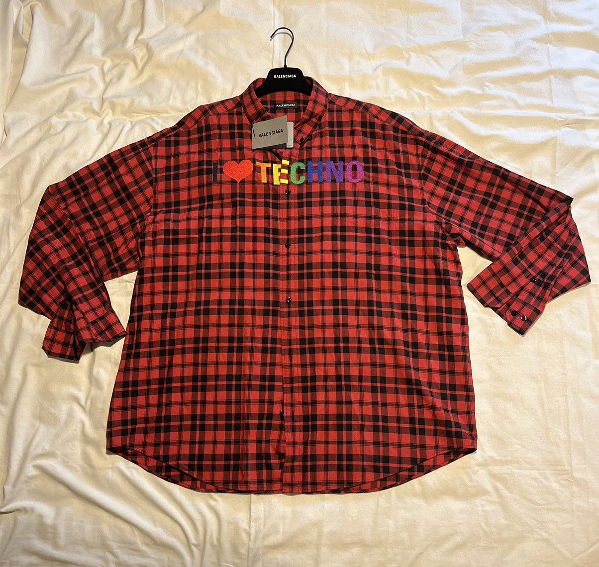 Balenciaga Balenciaga i ❤️ techno oversize shirt. Size US M / EU 48-50 / 2 - 2 Thumbnail