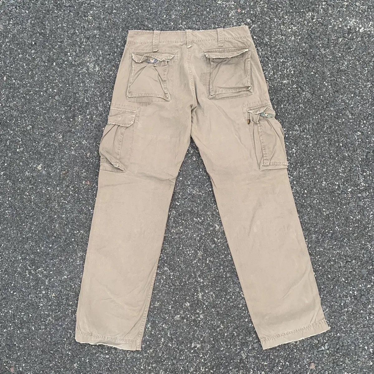 Jungles STEALS💥JAPANESE VINTAGE UTILITY ALPHA INDUSTRY CARGO PANTS Size US 32 / EU 48 - 12 Thumbnail