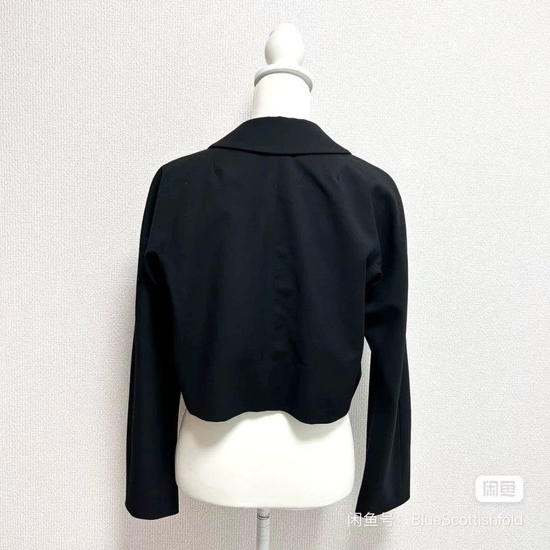 Comme des Garcons Comme Des Garcons Double hem thin wool short jacket 2502-N Size S / US 4 / IT 40 - 2 Thumbnail