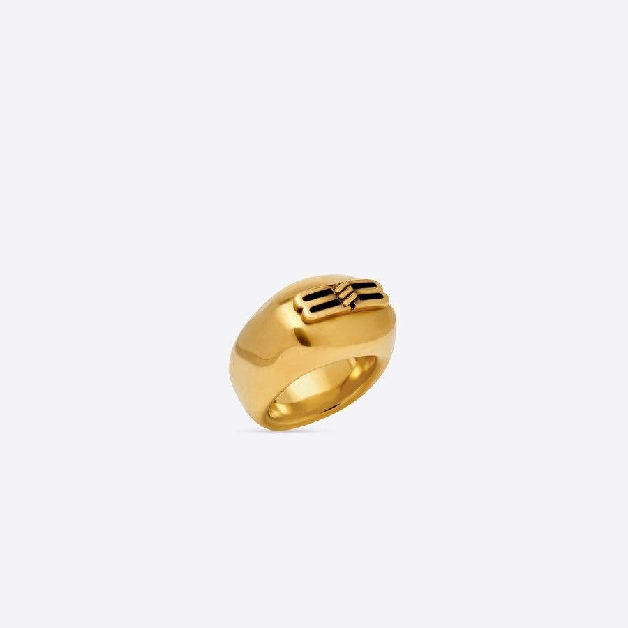 o1tr1nto0725 Size: 52 / BB Icon Ring in Gold