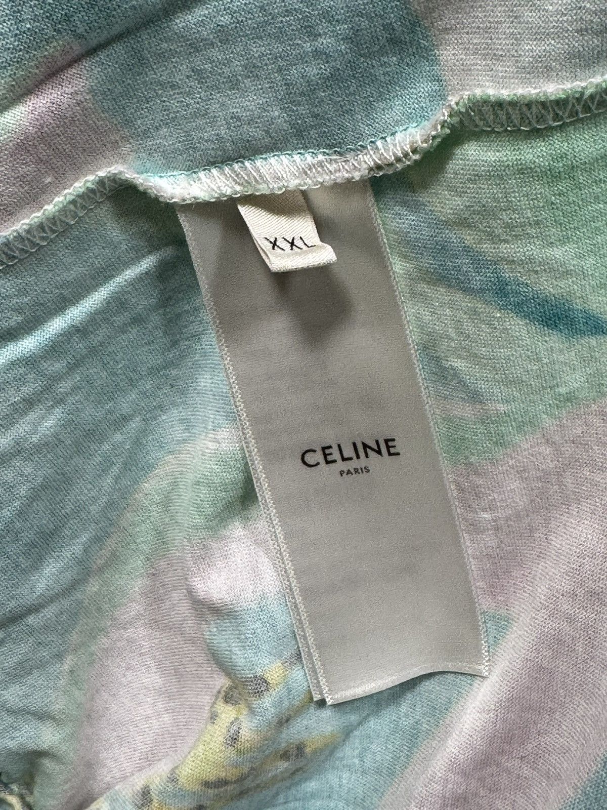 Celine × Hedi Slimane Celine x Hedi Slimane x Tyson Reeder Palm Tree T-Shirt Size US XXL / EU 58 / 5 - 7 Thumbnail