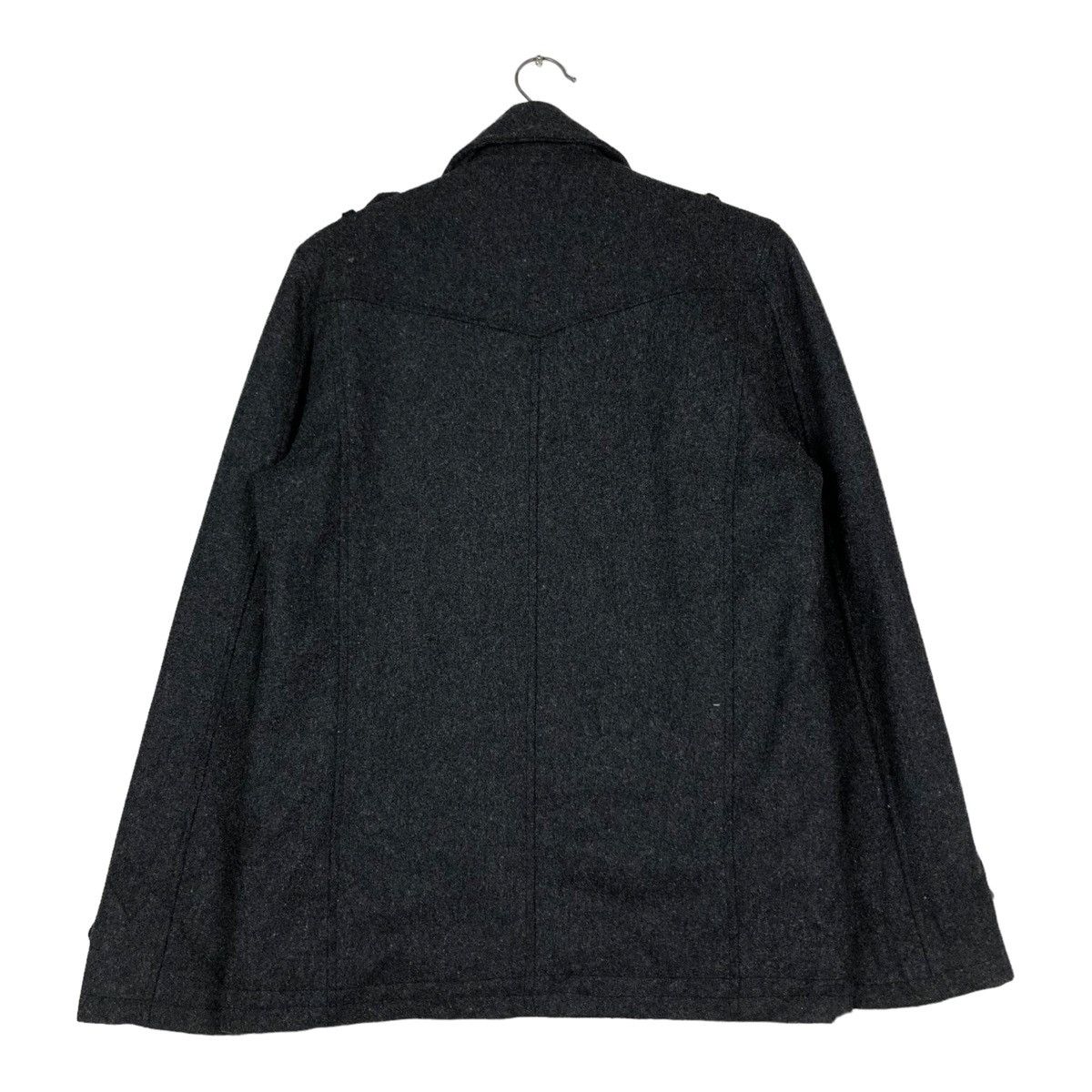 Japanese Brand 🔥VINTAGE BIKER JACKET WOOL DOUBLE COLLAR UNITED SPORTS UNION Size US L / EU 52-54 / 3 - 8 Thumbnail