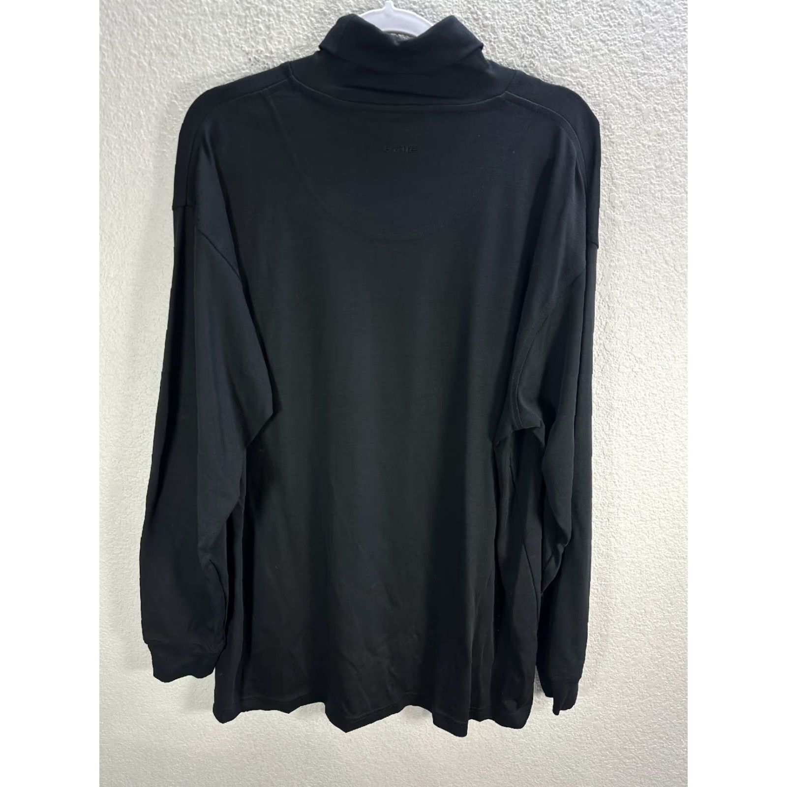 Vintage Bolle Men’s Black Fine Pima Cotton Long Sleeve Pullover Turtleneck Sz L Shirt Sweater Size US L / EU 52-54 / 3 - 4 Thumbnail