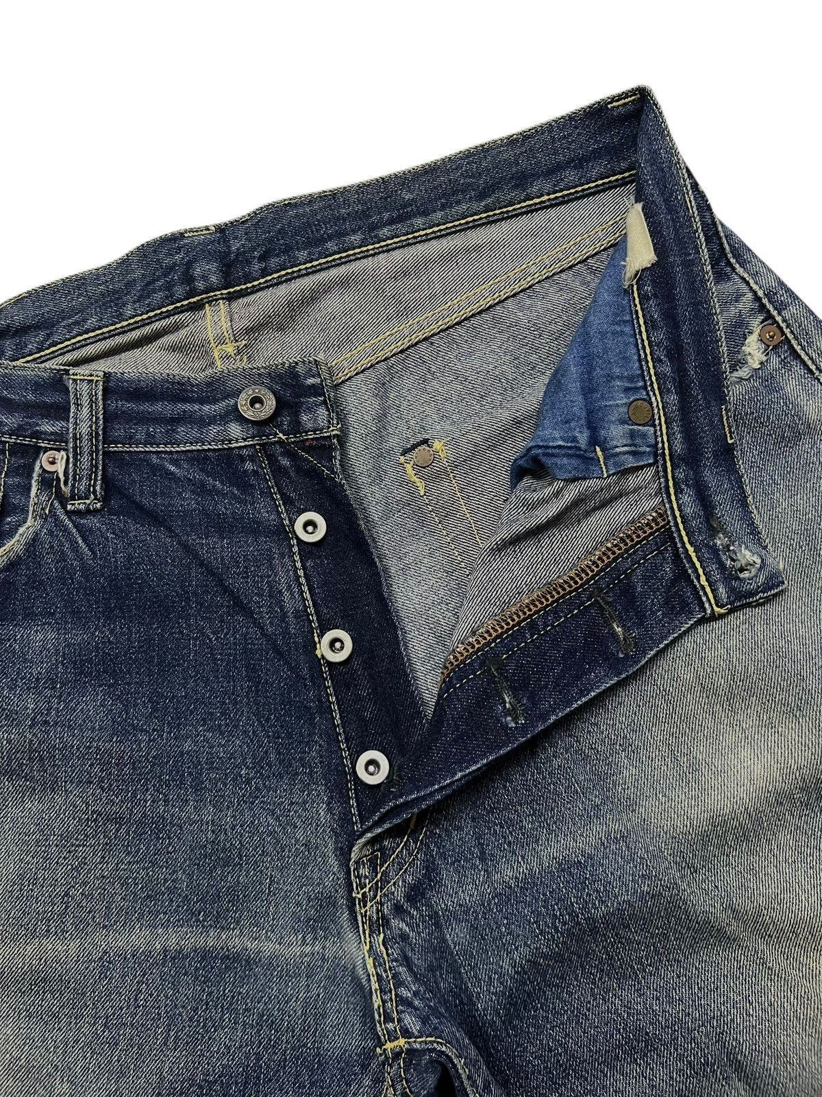 Japanese Brand Baggy Vintage Racy Blue & Co Selvedge Denim Japan Size US 33 - 10 Thumbnail
