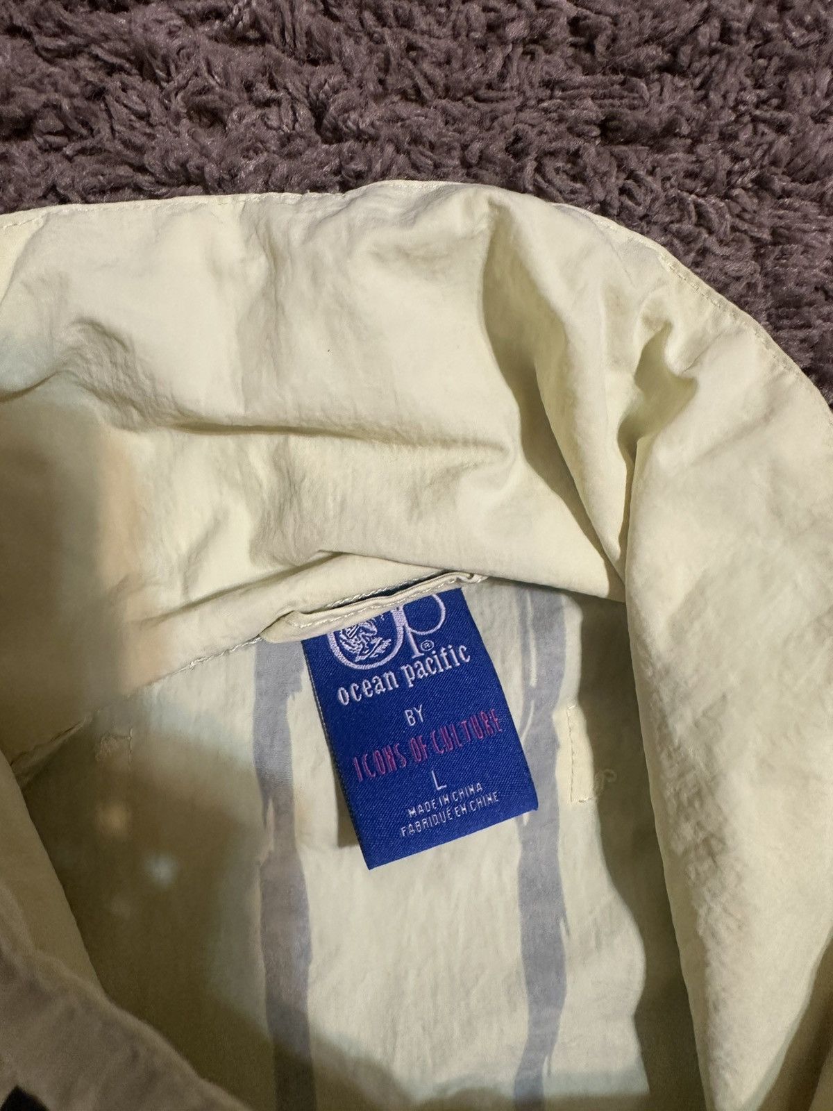 Ocean Pacific × Vintage Vintage Ocean Pacific “triple lime” jacket 90s size large Size US L / EU 52-54 / 3 - 4 Thumbnail