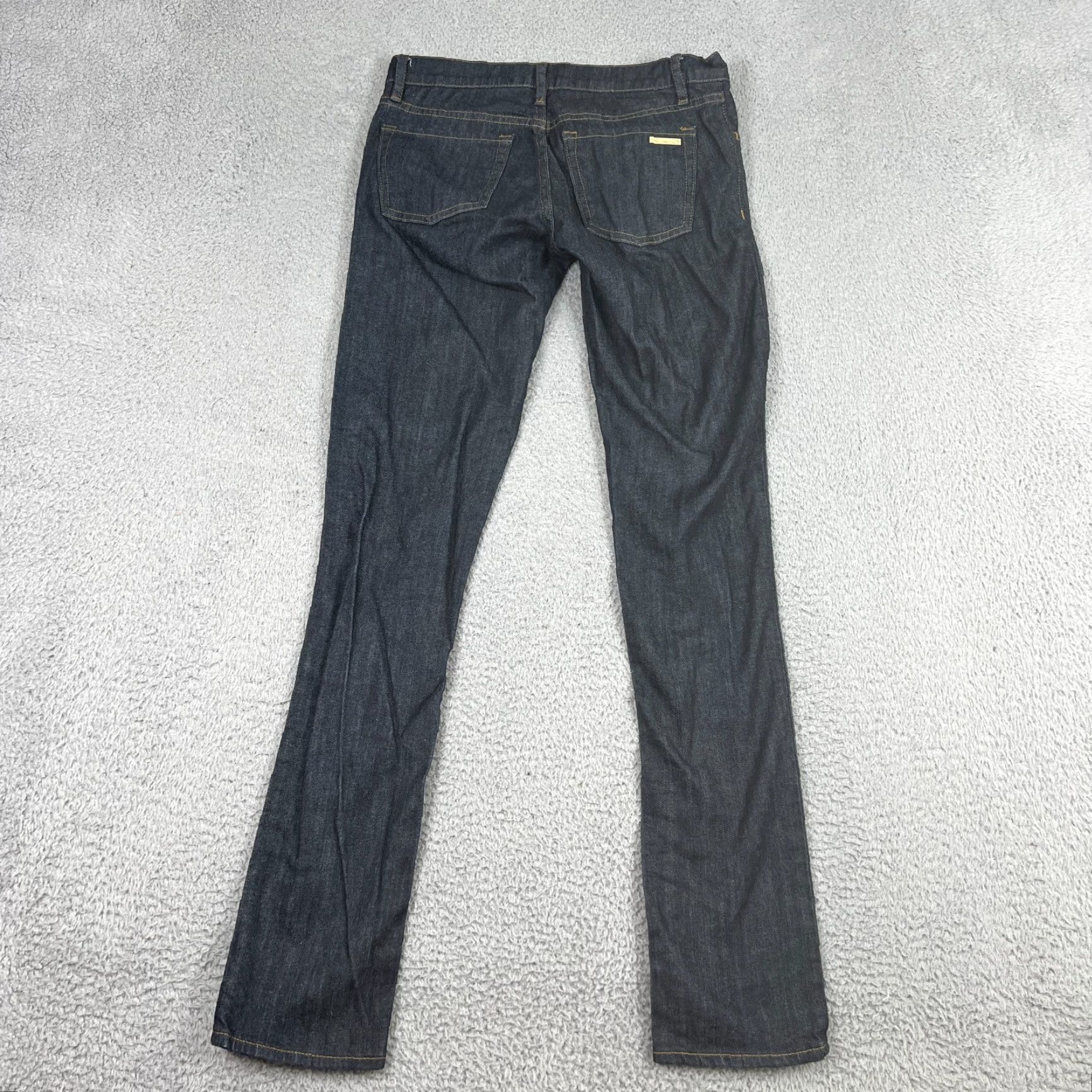 Juicy Couture VINTAGE Juicy Couture Jeans Womens 26 Low Rise Skinny Dark Blue Y2K Rhinestone Denim Size 26" / US 2 / IT 38 - 7 Thumbnail