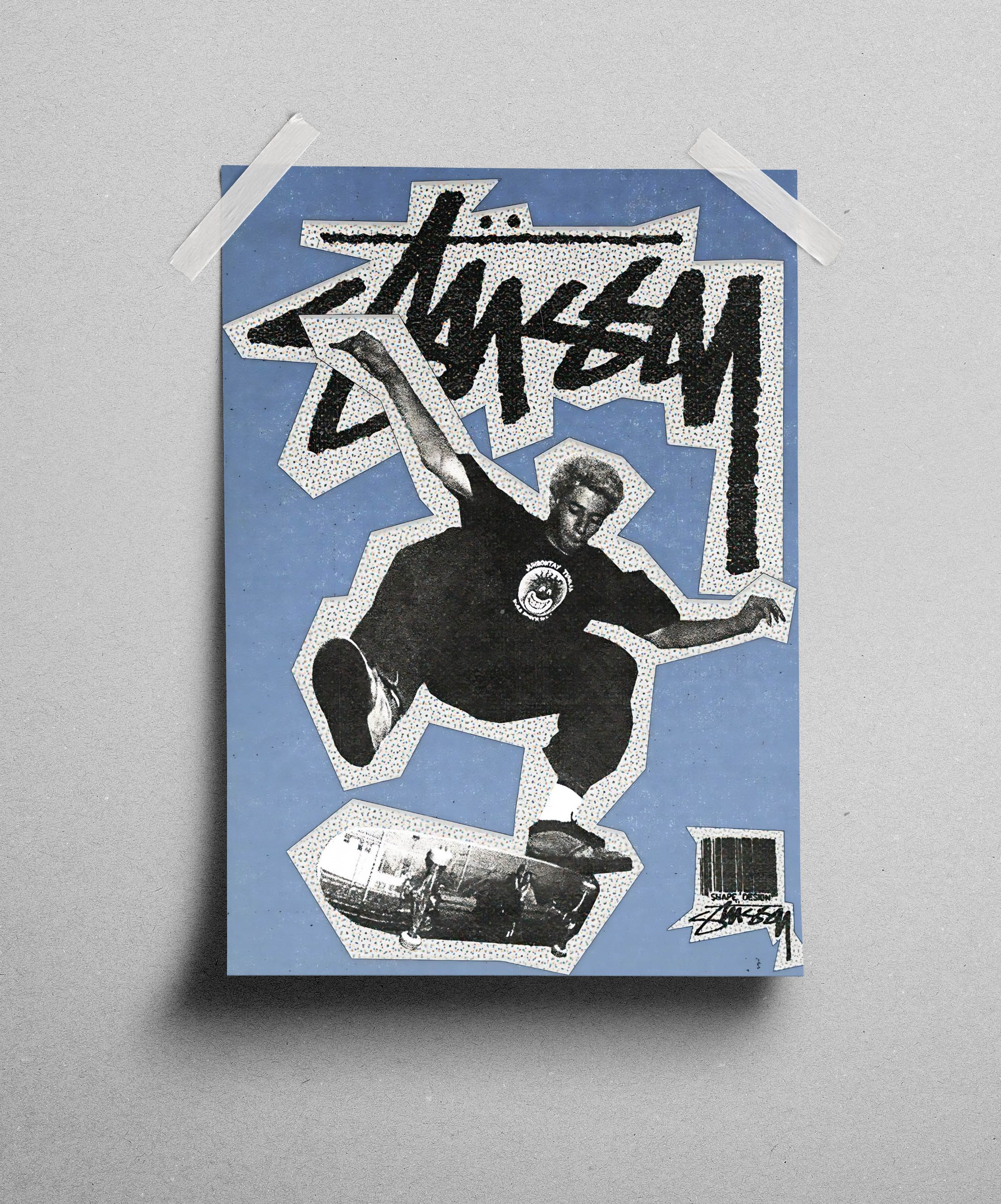 Streetwear × Stussy × Vintage Stüssy Big & Meaty Dinosaur Pool