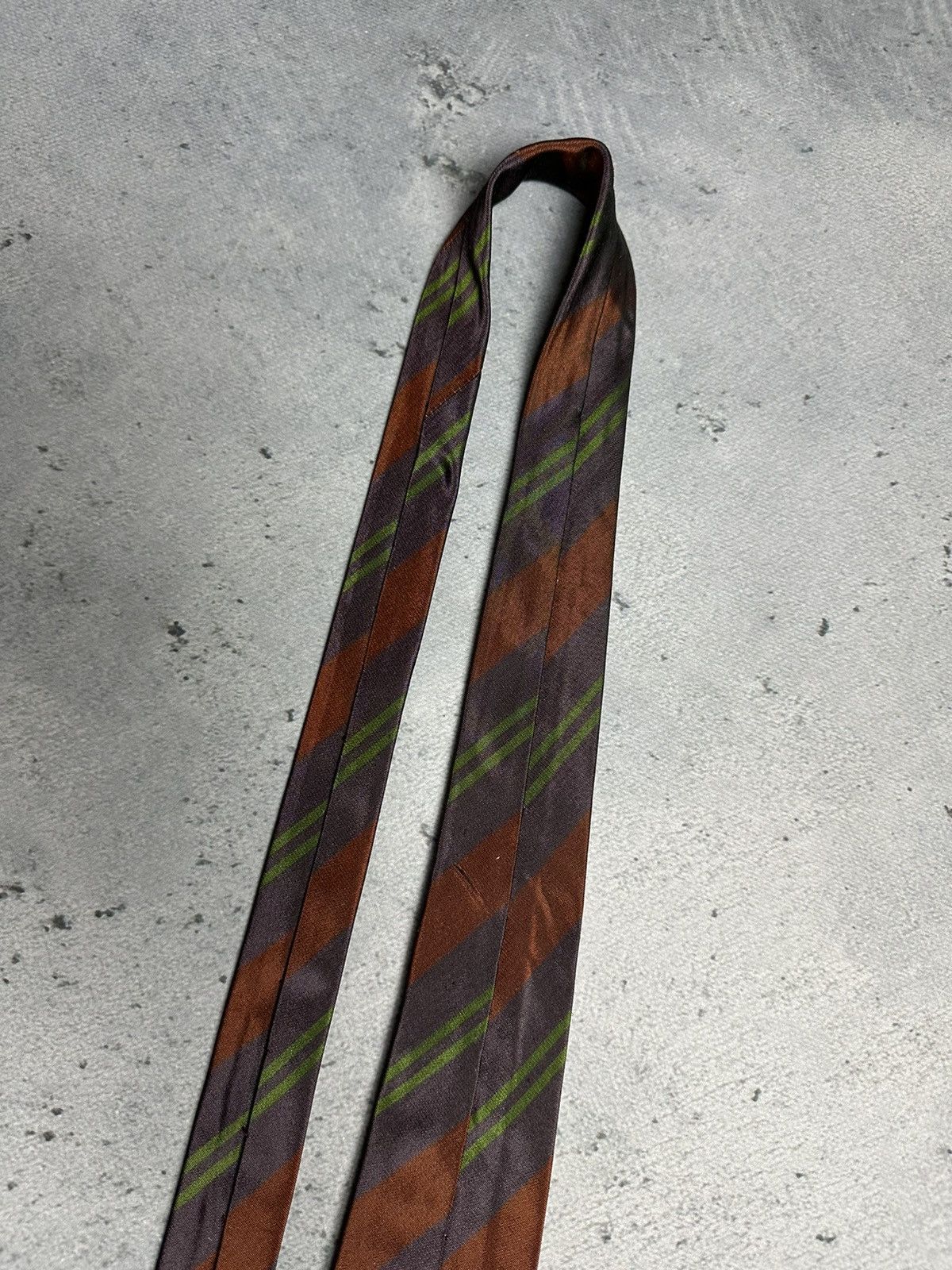 Kiton Rare Kiton Tie Striped Vintage Silk Tie 00s Luxury Item Size ONE SIZE - 4 Thumbnail