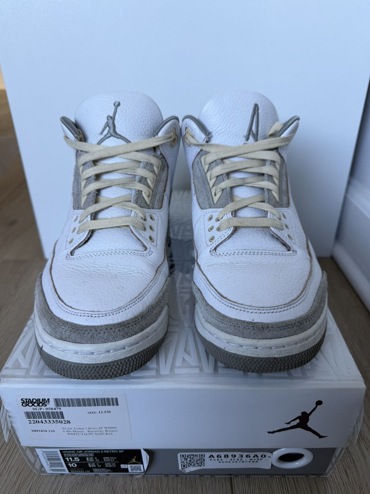 Size 12W/ 10.5M Jordan 3 Retro SP x A Ma Maniere Low Raised By Women DH3434-110 Jordan X A Ma Maniere | Grailed main image 2