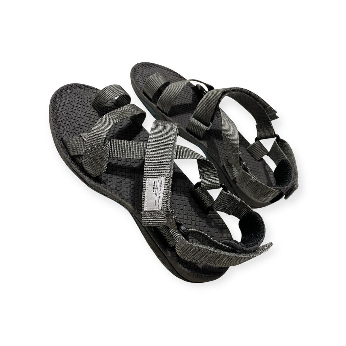 Undercover SS11 Underman Strapped Gray Nylon Sandals Size US 9 / EU 42 - 4 Thumbnail