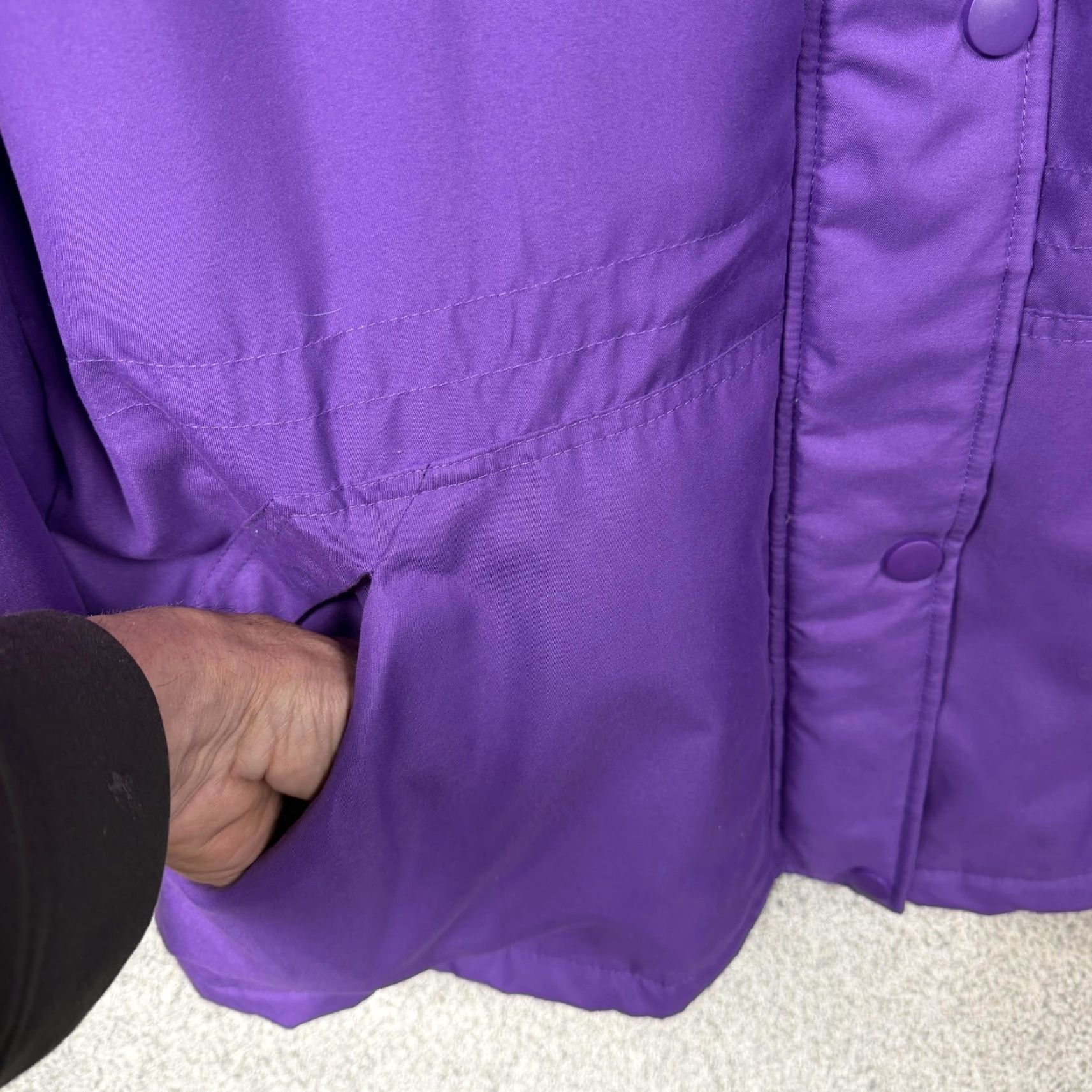 Blair Blair Jacket Womens L Purple Hooded Insulated Parka Winter Outdoor Cabincore Casual Size L / US 10 / IT 46 - 6 Thumbnail