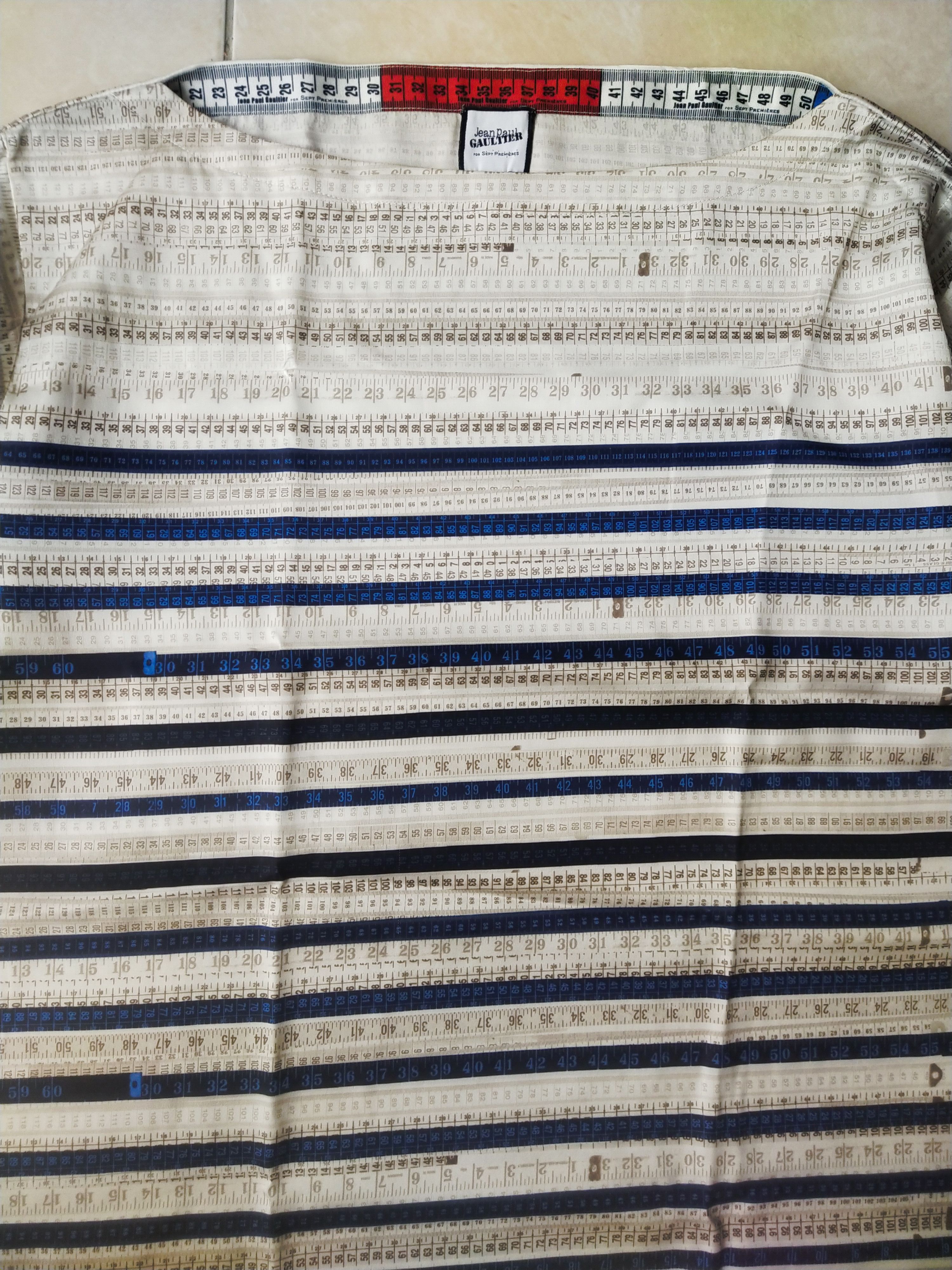 Jean Paul Gaultier Jean Paul Gaultier for Sept Premières Tape Measure Top Size L / US 10 / IT 46 - 2 Thumbnail
