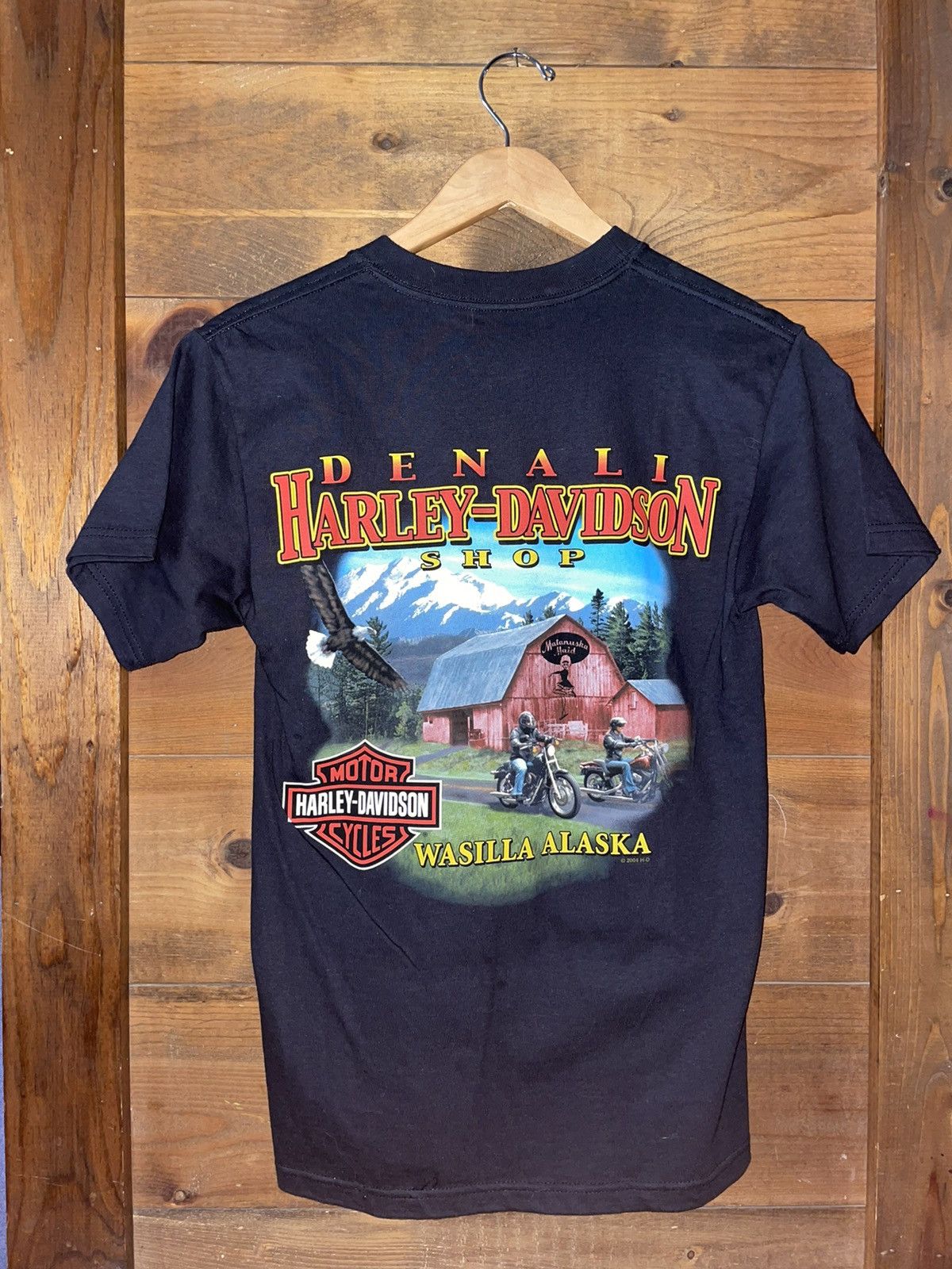Harley Davidson EXTREMELY RARE Harley Davidson Alaska Wolf Tee- Men’s Small Size US S / EU 44-46 / 1 - 5 Thumbnail