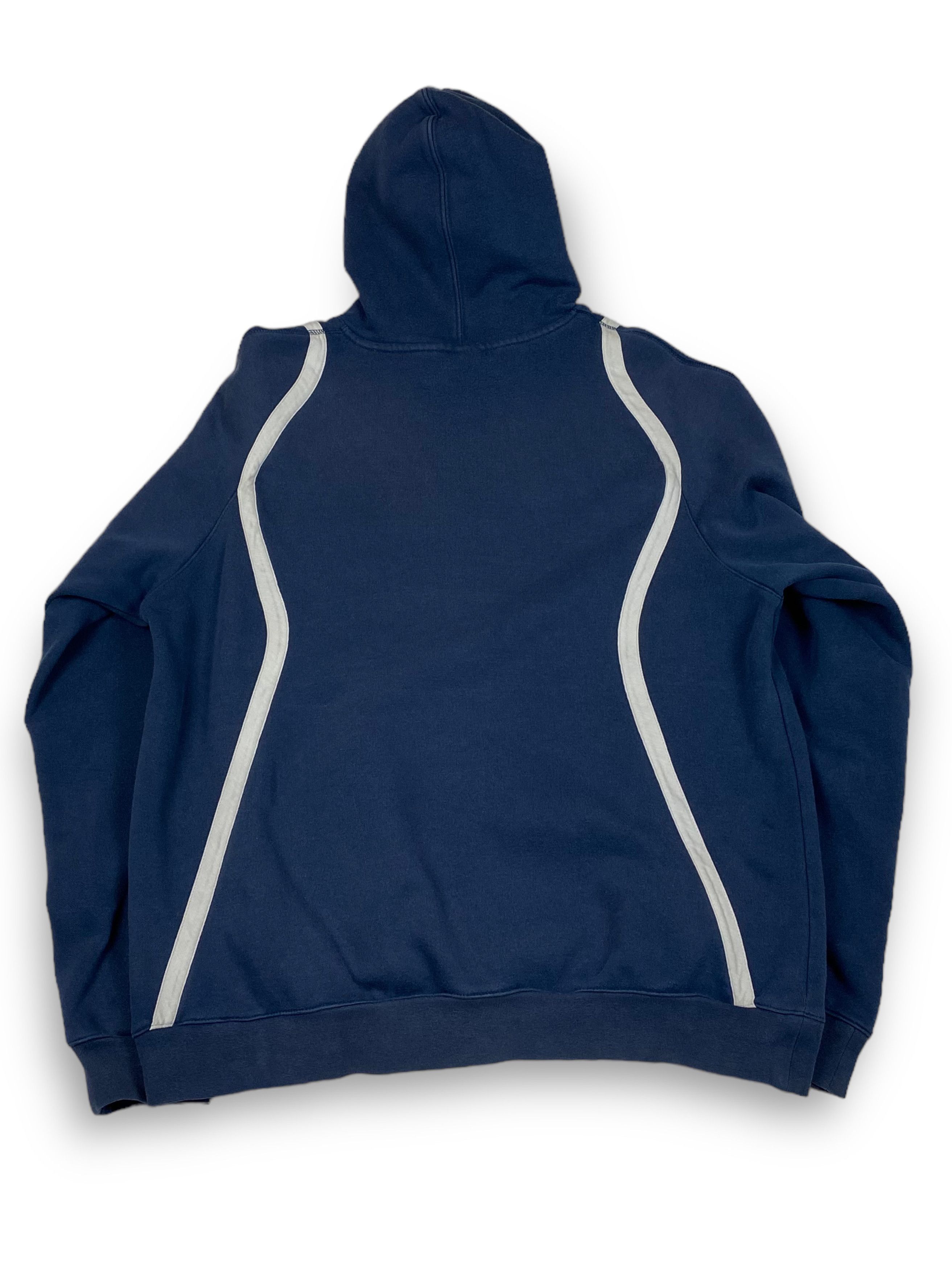 Nike Vintage NIKE AIR Navy Big Logo Hoodie M764 Size US L / EU 52-54 / 3 - 7 Thumbnail