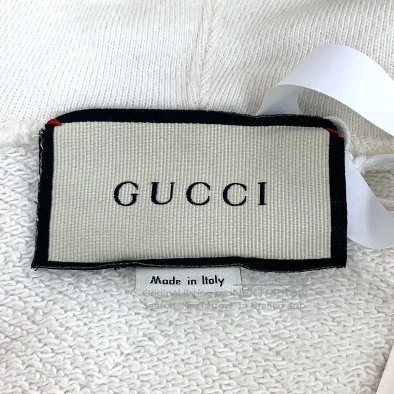 Gucci Gucci White logo letter teddy bear printed cotton hooded d Size US S / EU 44-46 / 1 - 5 Thumbnail