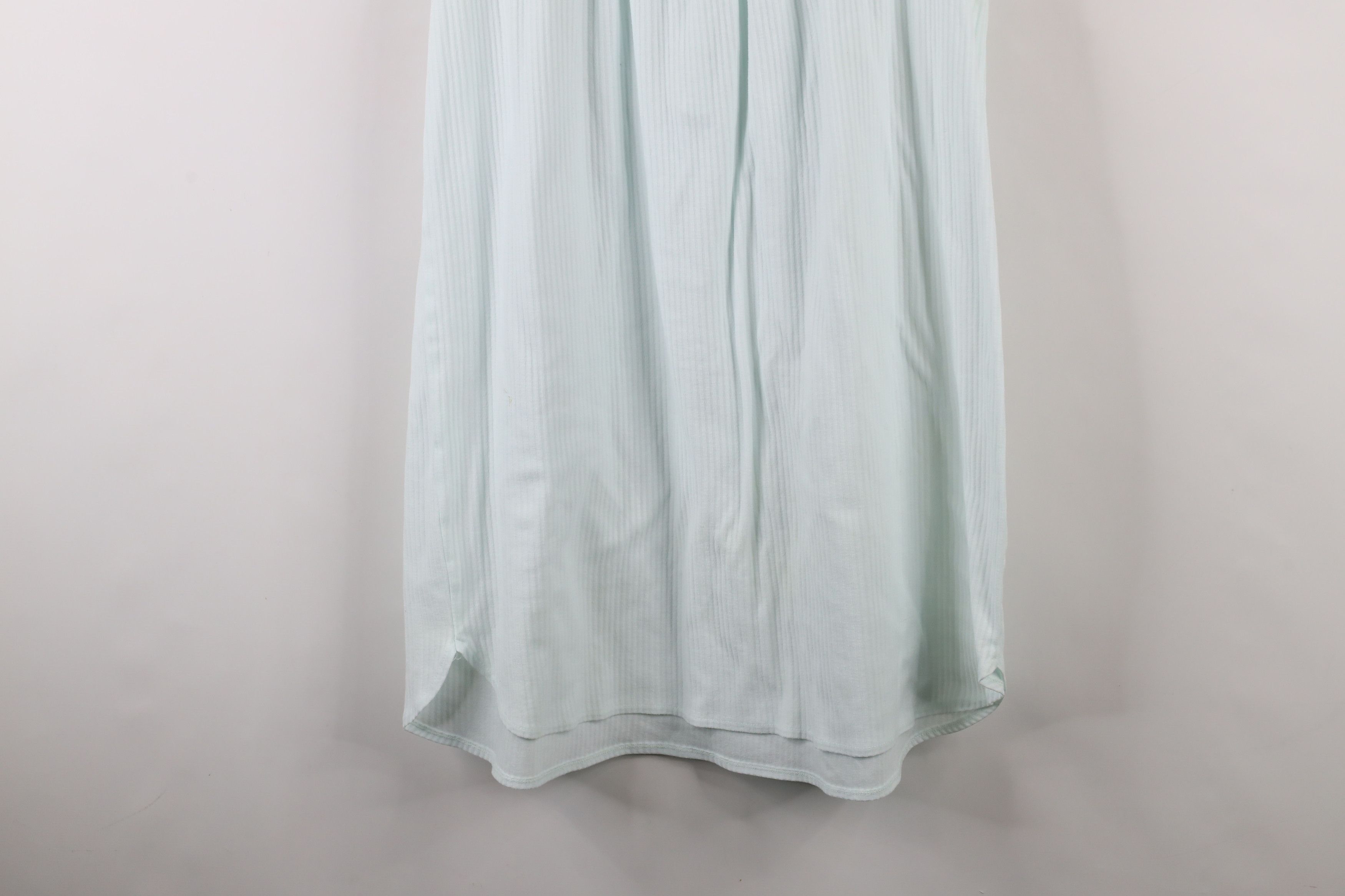 Vintage Vintage 90s Miss Elaine Ruffled Ribbed Knit Night Gown Shirt Size M / US 6-8 / IT 42-44 - 15 Thumbnail