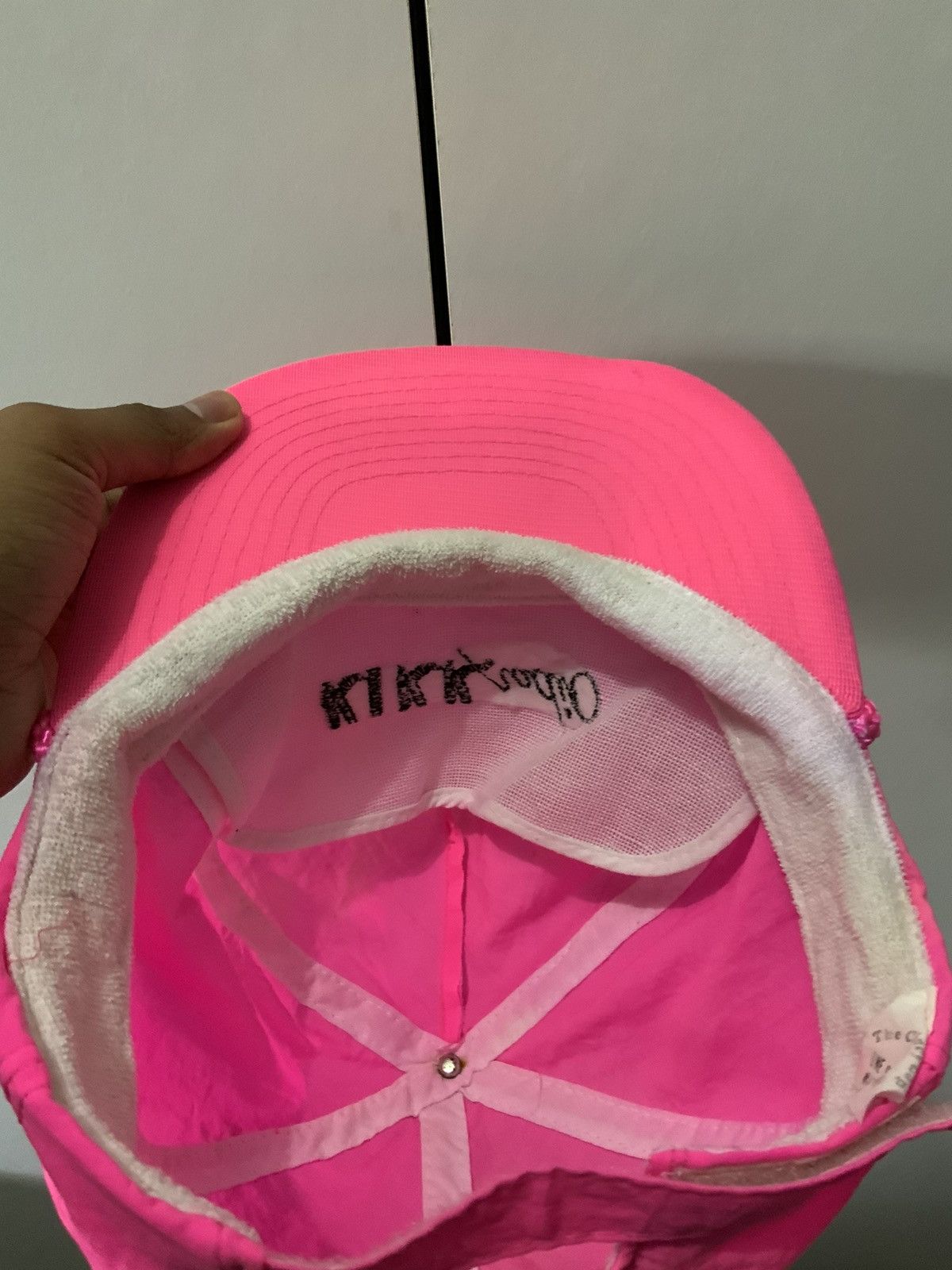 Japanese Brand Vintage KIKK Nadio Nylon Pink Hat Size ONE SIZE - 9 Thumbnail