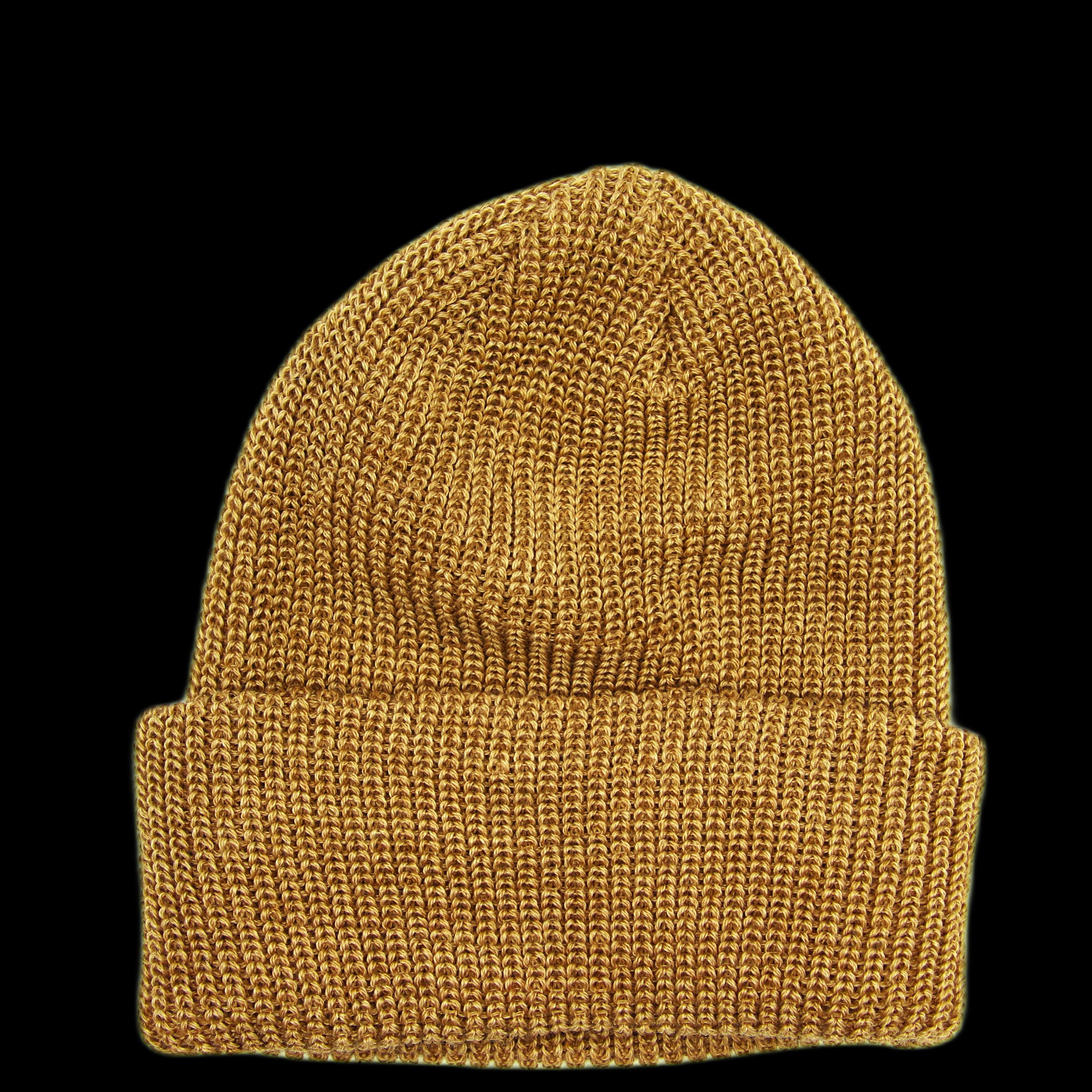Other Blank 50% Merino Wool Beanie Light Brown Size ONE SIZE - 2 Thumbnail