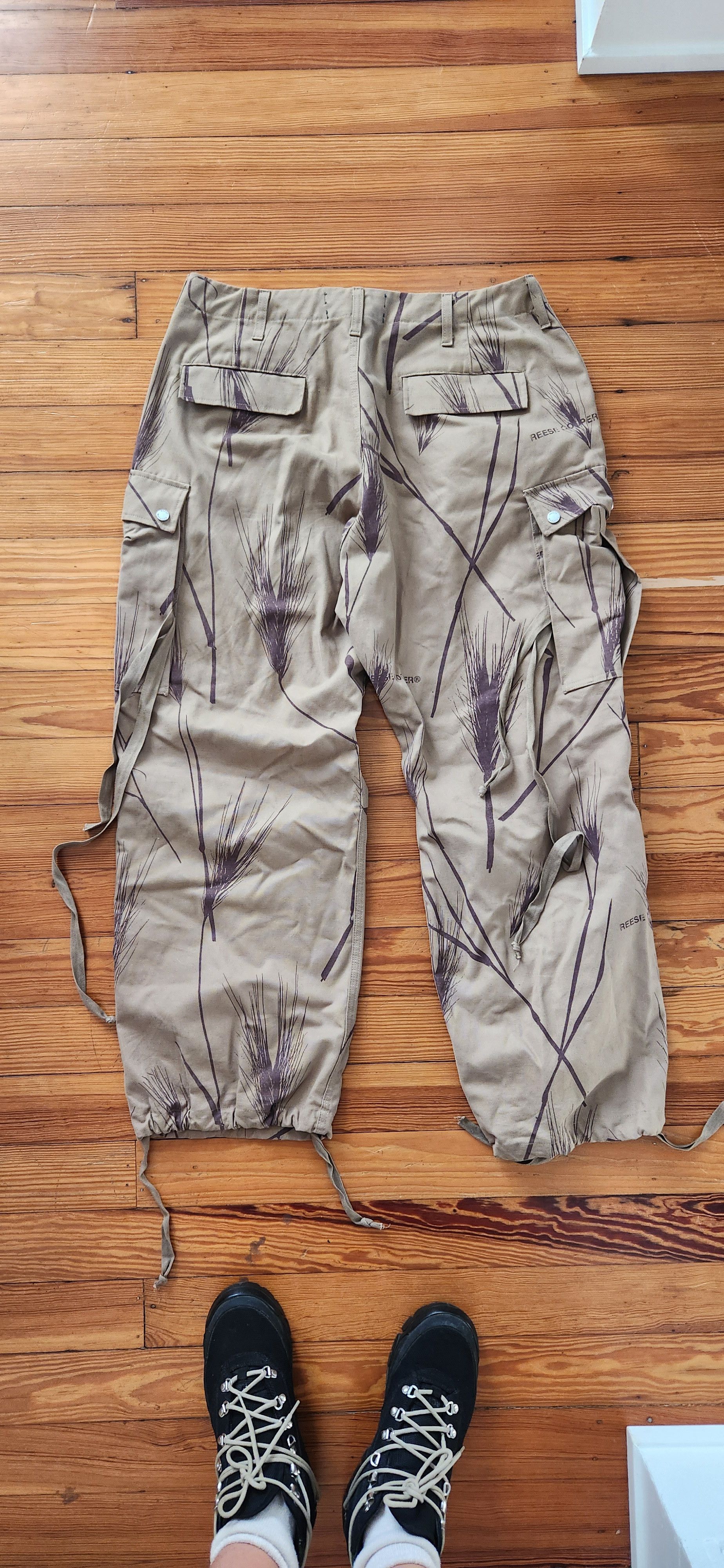 Reese Cooper Brushed Cotton Canvas Cargo Pants Size US 34 / EU 50 - 2 Thumbnail