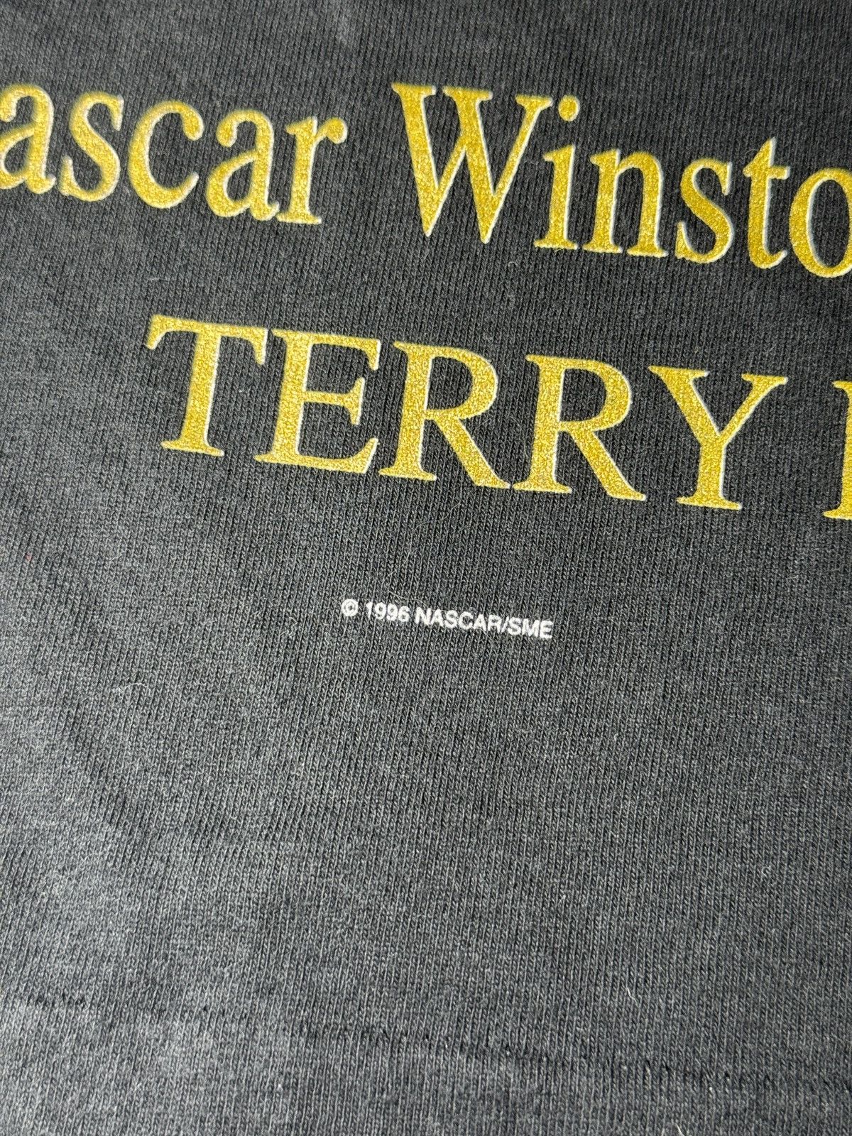 NASCAR Vtg 90s Terry Labonte Winston Cup Champion Nascar T Shirt Size US M / EU 48-50 / 2 - 3 Thumbnail