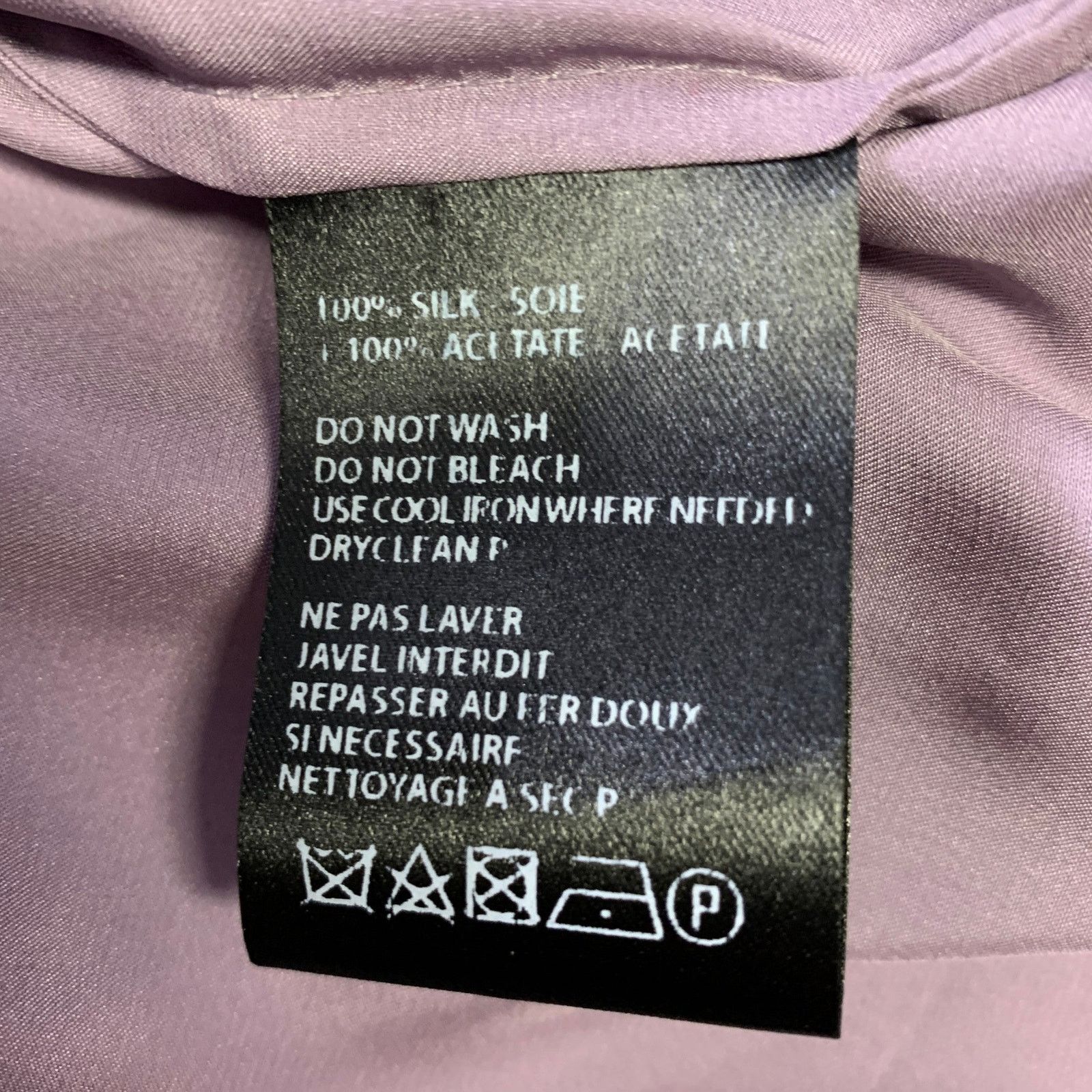 Ann Demeulemeester ANN DEMEULEMEESTER Size M Purple Violet Silk Robe Size 40 - 7 Thumbnail