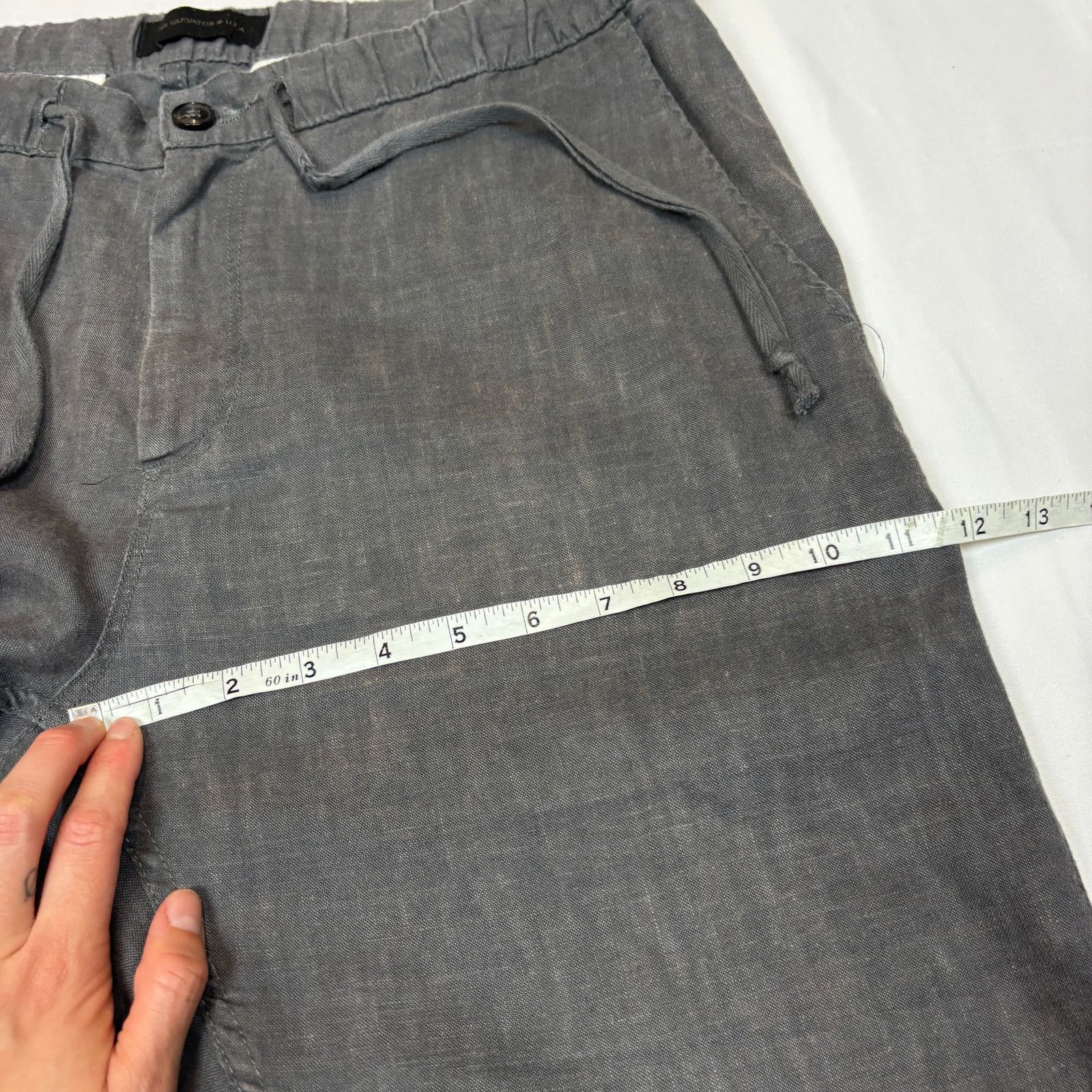 John Varvatos John Varvatos Star USA Robbie Tailored Slim Linen Pants 36 Size US 36 / EU 52 - 10 Thumbnail
