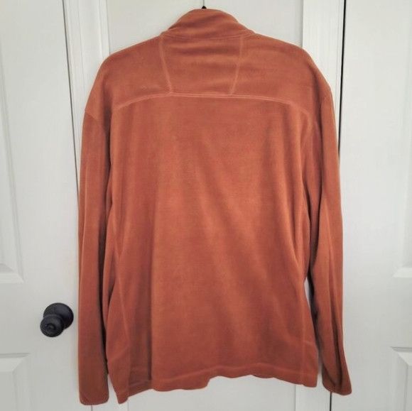 Greg Norman Tasso Elba Performance Five Iron Rust Zip Fleece Comfy Fall Size US XL / EU 56 / 4 - 7 Thumbnail