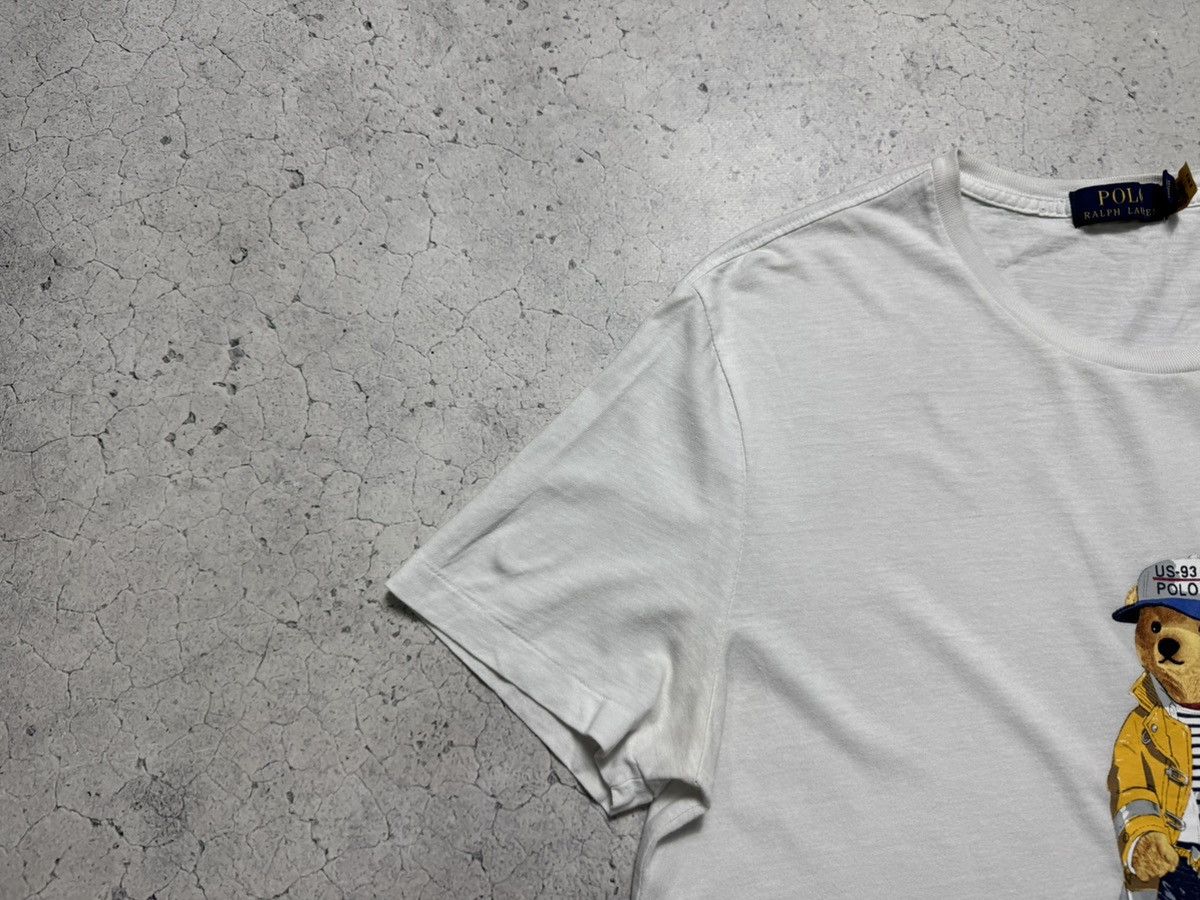 Polo Ralph Lauren Polo Ralph Lauren Bear T-Shirt Big Logo Size M White Luxury Size US M / EU 48-50 / 2 - 3 Thumbnail