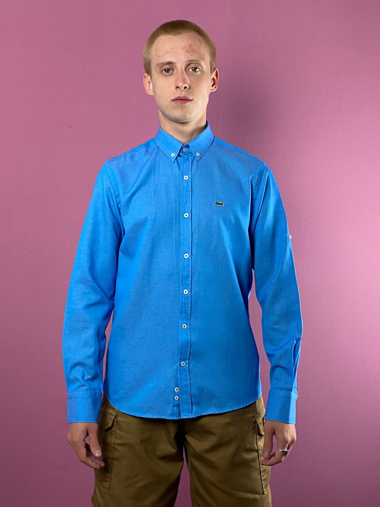 Lacoste × Vintage Lacoste Vintage Men's Slim Fit Shirt - S Size US S / EU 44-46 / 1 - 2 Thumbnail