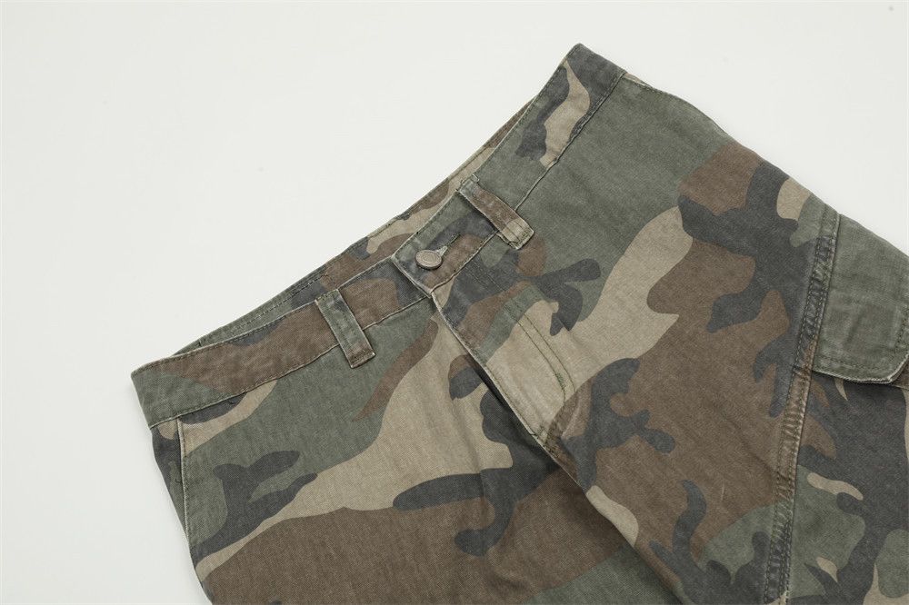 Japanese Brand × Jean Vintage American washed distressed camouflage loose jeans Size US 34 / EU 50 - 3 Thumbnail