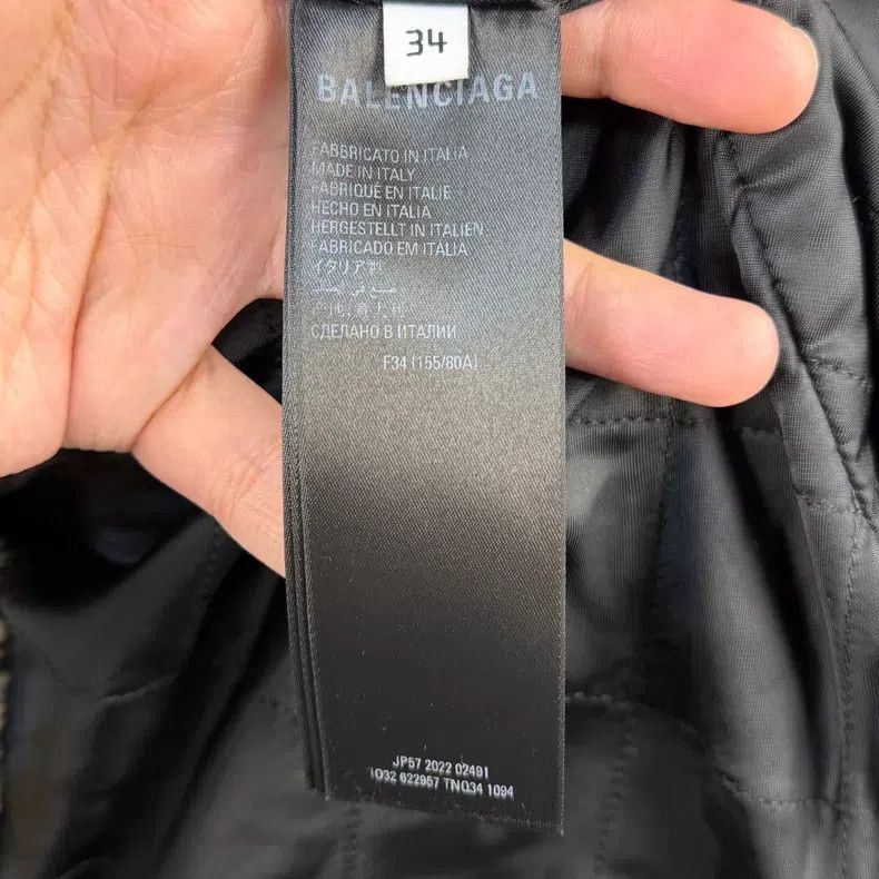 Balenciaga Balenciaga Barrage all-over logo lamb fur teddy jacket Size XXS / US 00 / IT 34 - 5 Thumbnail
