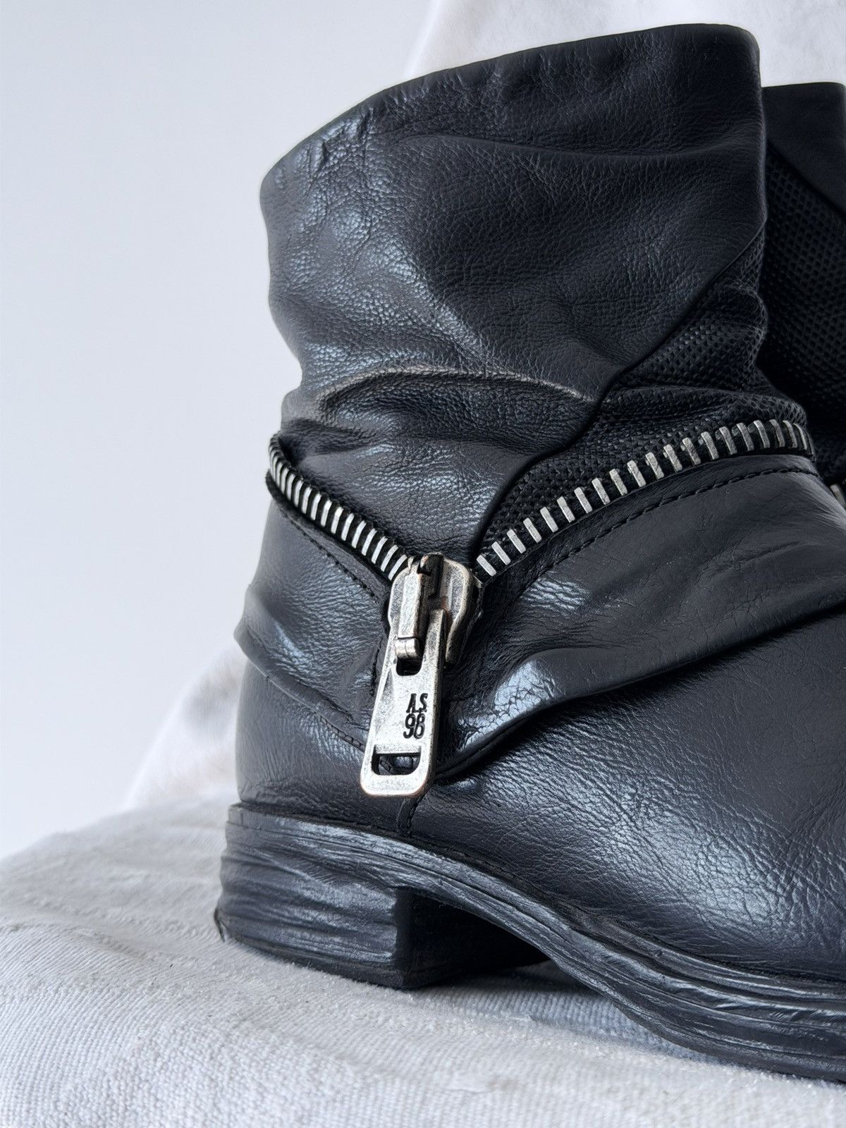 A.S.98 Avant Garde A.S. 98 14th Addiction Style Leather Boots Size US 5 / EU 37 - 5 Thumbnail