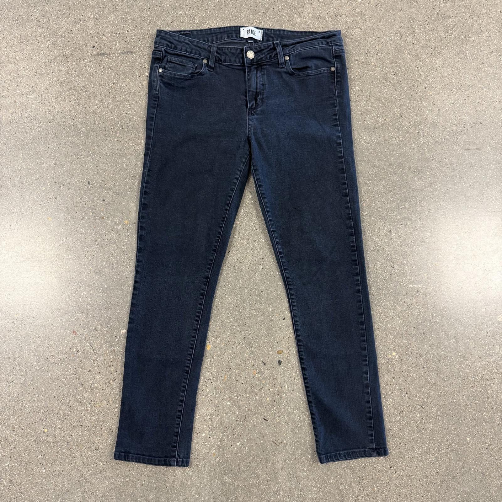 Paige Paige Skyline Skinny Jean Premium Denim Dark Wash - 29 Size 29" - 3 Thumbnail