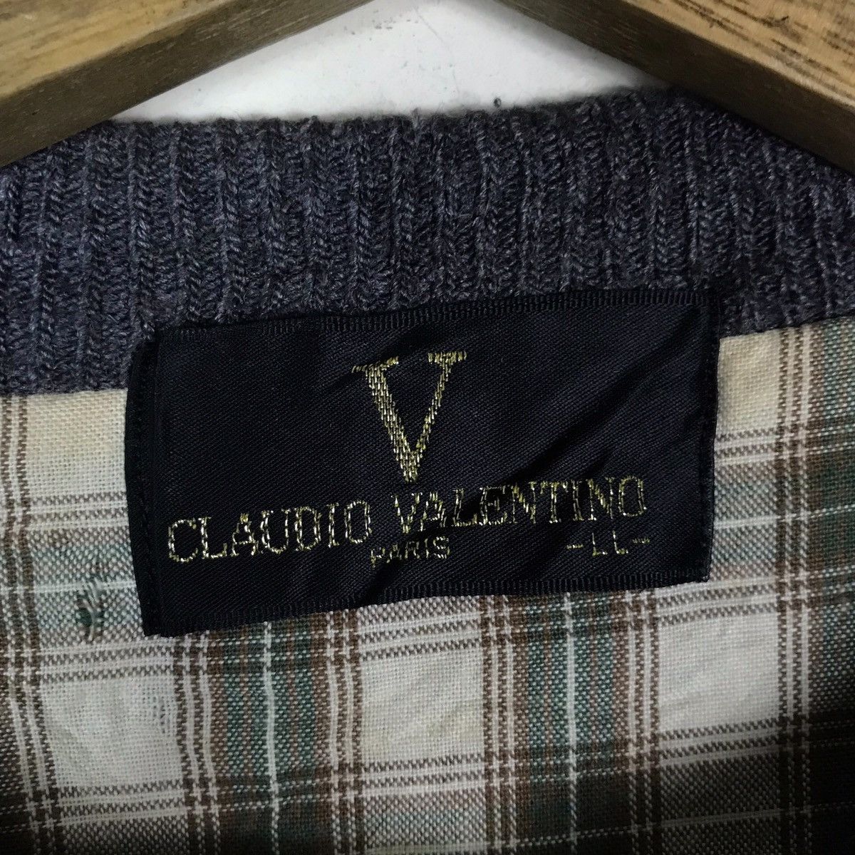 Vintage Vintage Claudio Valentino Pullover Jumper Sweatshirt Size US XL / EU 56 / 4 - 5 Thumbnail