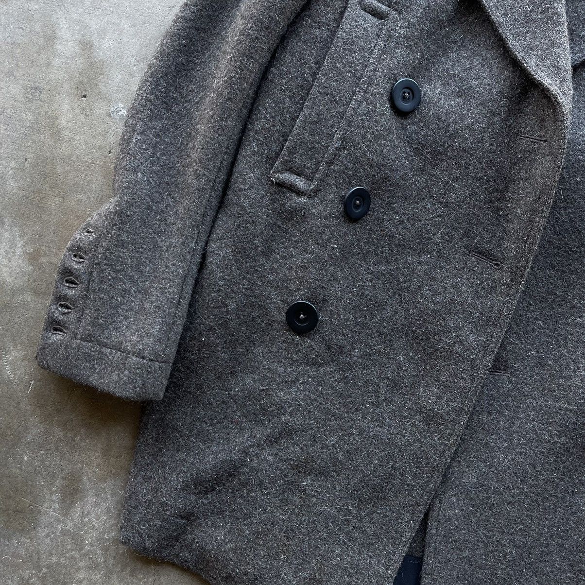 Rick Owens Rick Owens Boiled Wool Double Breasted Trench Coat Size US M / EU 48-50 / 2 - 2 Thumbnail