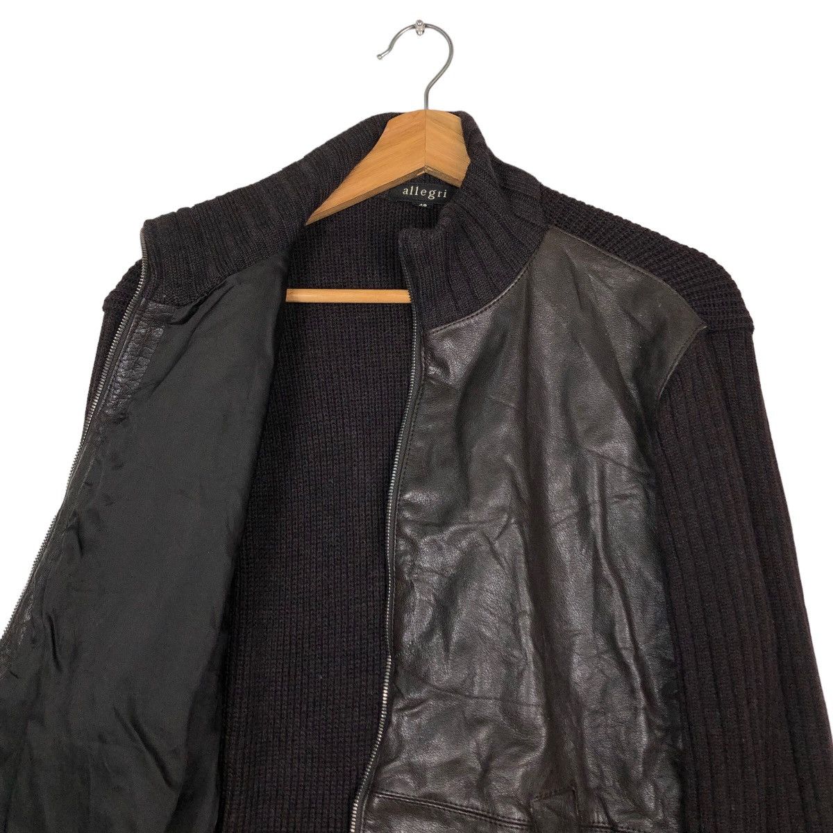 Japanese Brand Parachute Bondage Biker Jacket Allegri Issey Miyake Leather Size US M / EU 48-50 / 2 - 12 Thumbnail