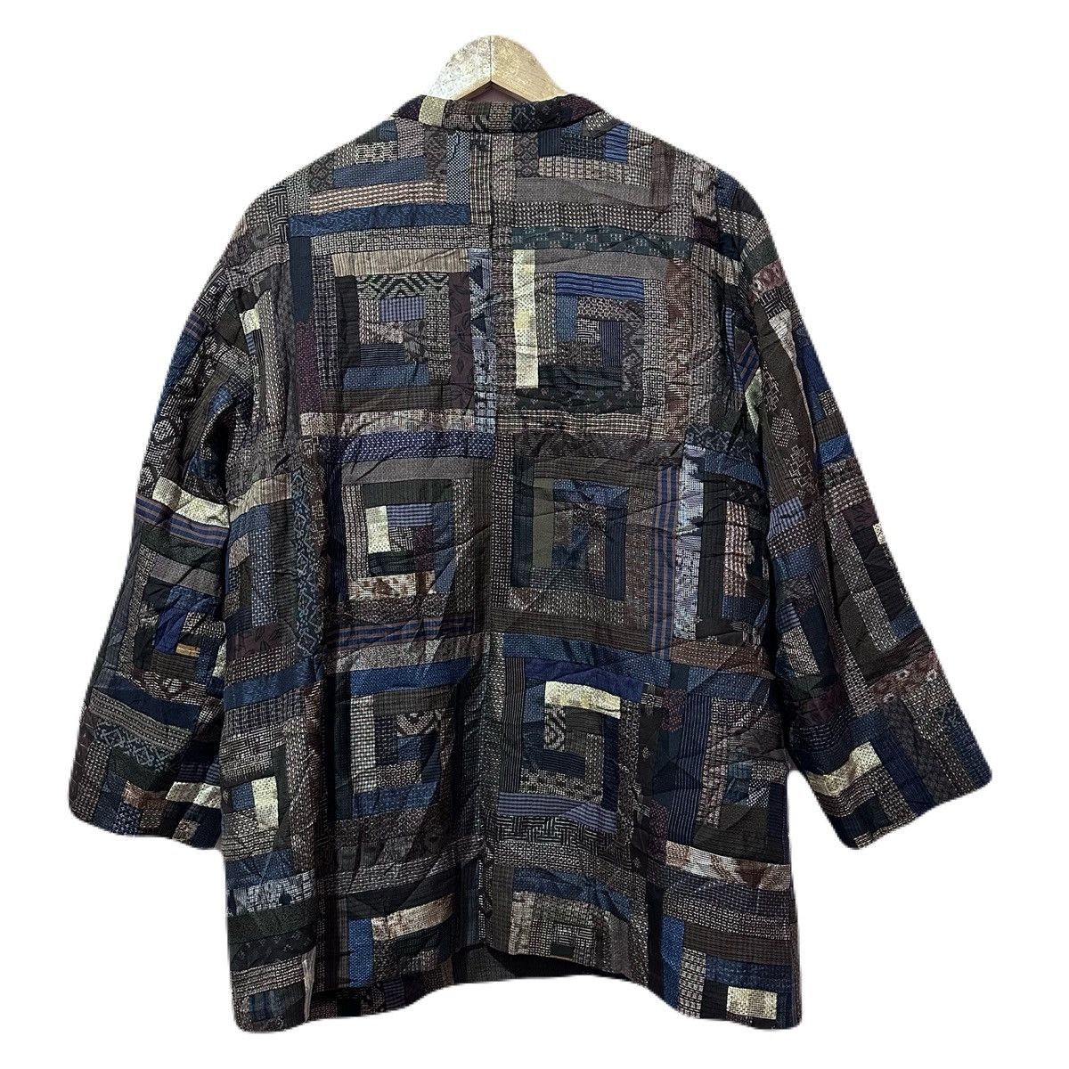Vintage Setuko Nakae Patchwork Kimono Boro Jacket Tiger Lining Japan Size US L / EU 52-54 / 3 - 3 Thumbnail