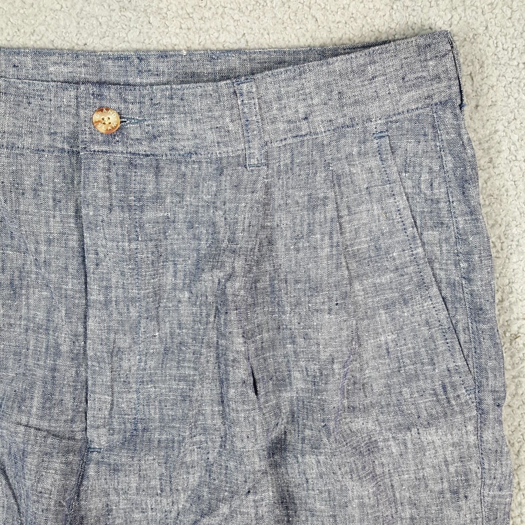 Denime Vintage Grand Slam Cotton Chino Shorts Men’s Size 34 Blue Summer Casual Retro Y2K Size US 34 / EU 50 - 2 Thumbnail