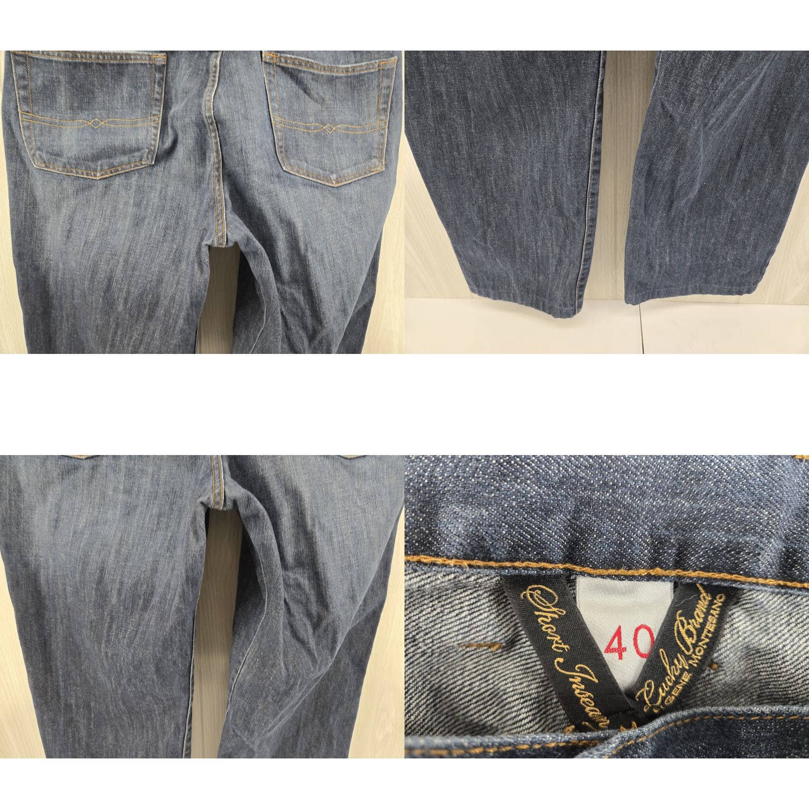 Lucky Brand Lucky Brand Jeans Mens Size 40 Blue Denim Straight Inseam 27" 40/27 Regular Size US 40 / EU 56 - 8 Thumbnail