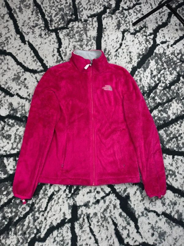 The North Face The North Face tnf pink lamb fleece zip jacket Size S / US 4 / IT 40 - 1 Thumbnail
