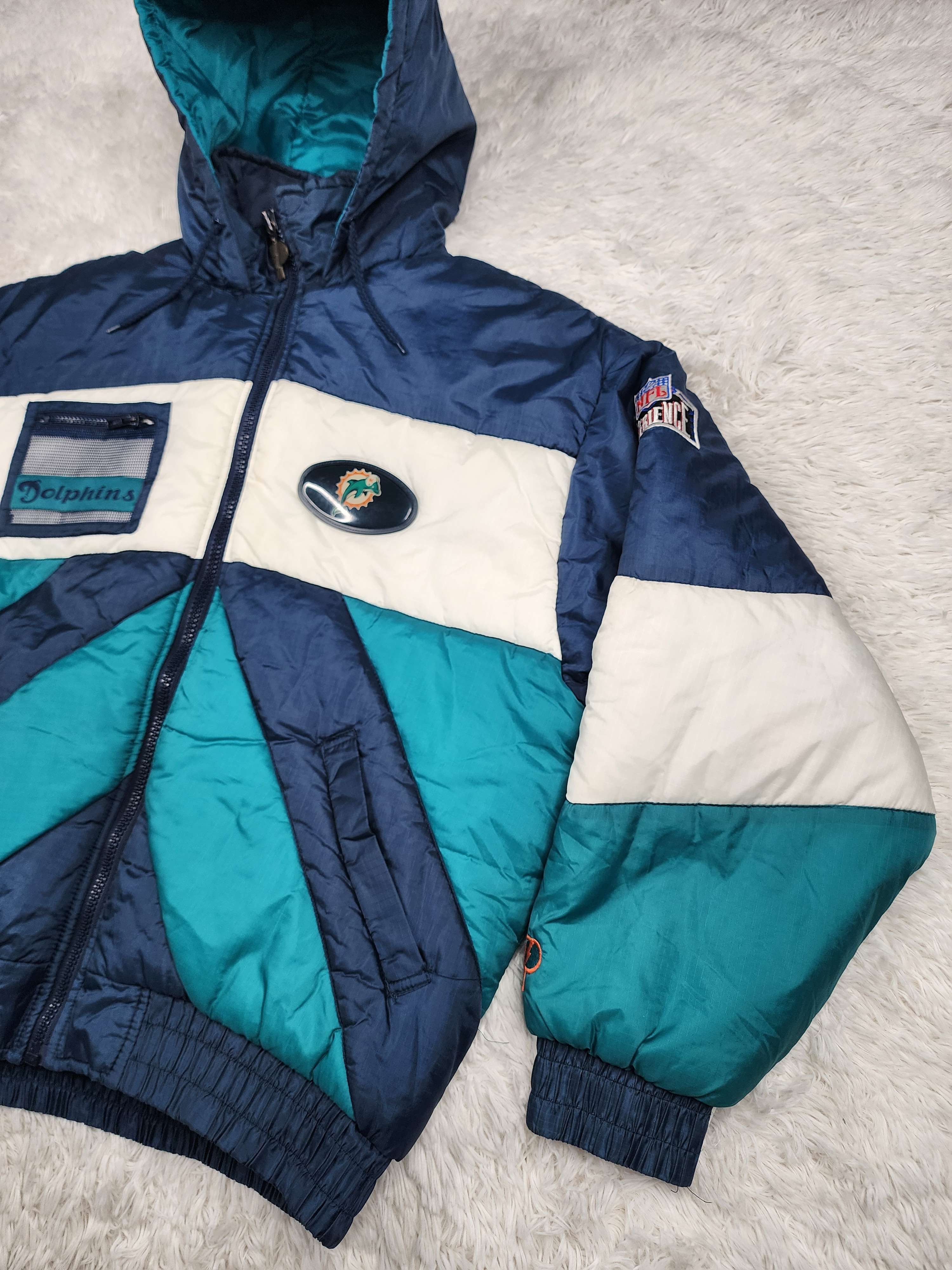 NFL Vintage NFL Miami Dolphins Pro player puffer jacket Size US L / EU 52-54 / 3 - 2 Thumbnail