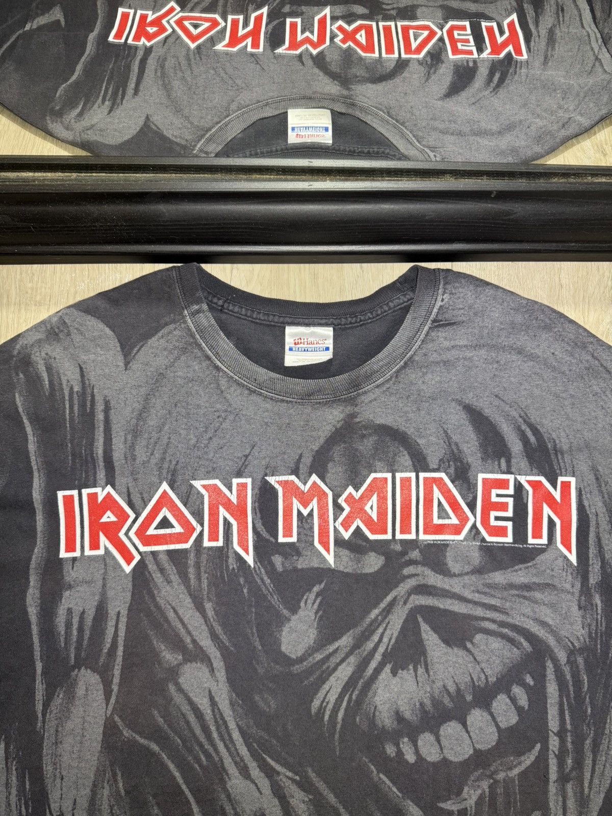 Band Tees × Vintage Vintage / Y2K Rare 2009 Iron Maiden All Over Print Devil Size US XXL / EU 58 / 5 - 4 Thumbnail