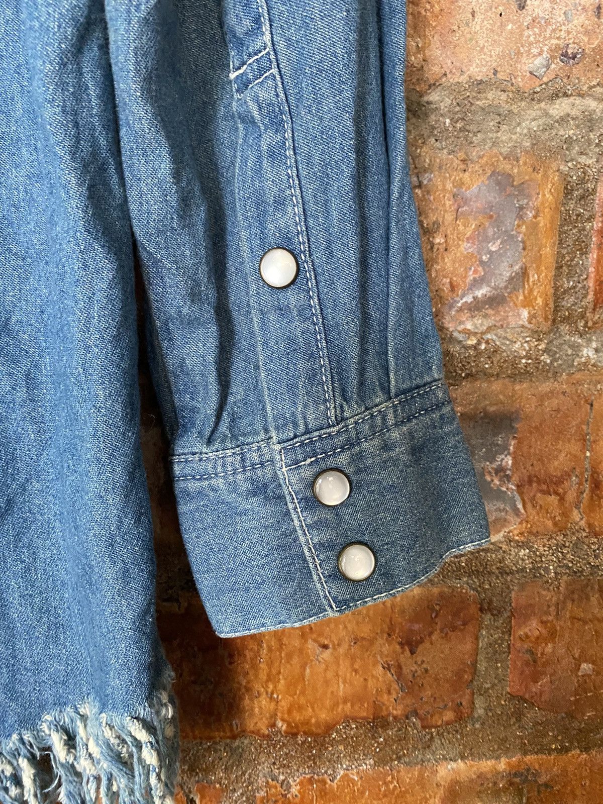 Isamu Katayama Backlash Ungrid Japan Stud stone and hem fringe Size US S / EU 44-46 / 1 - 19 Thumbnail