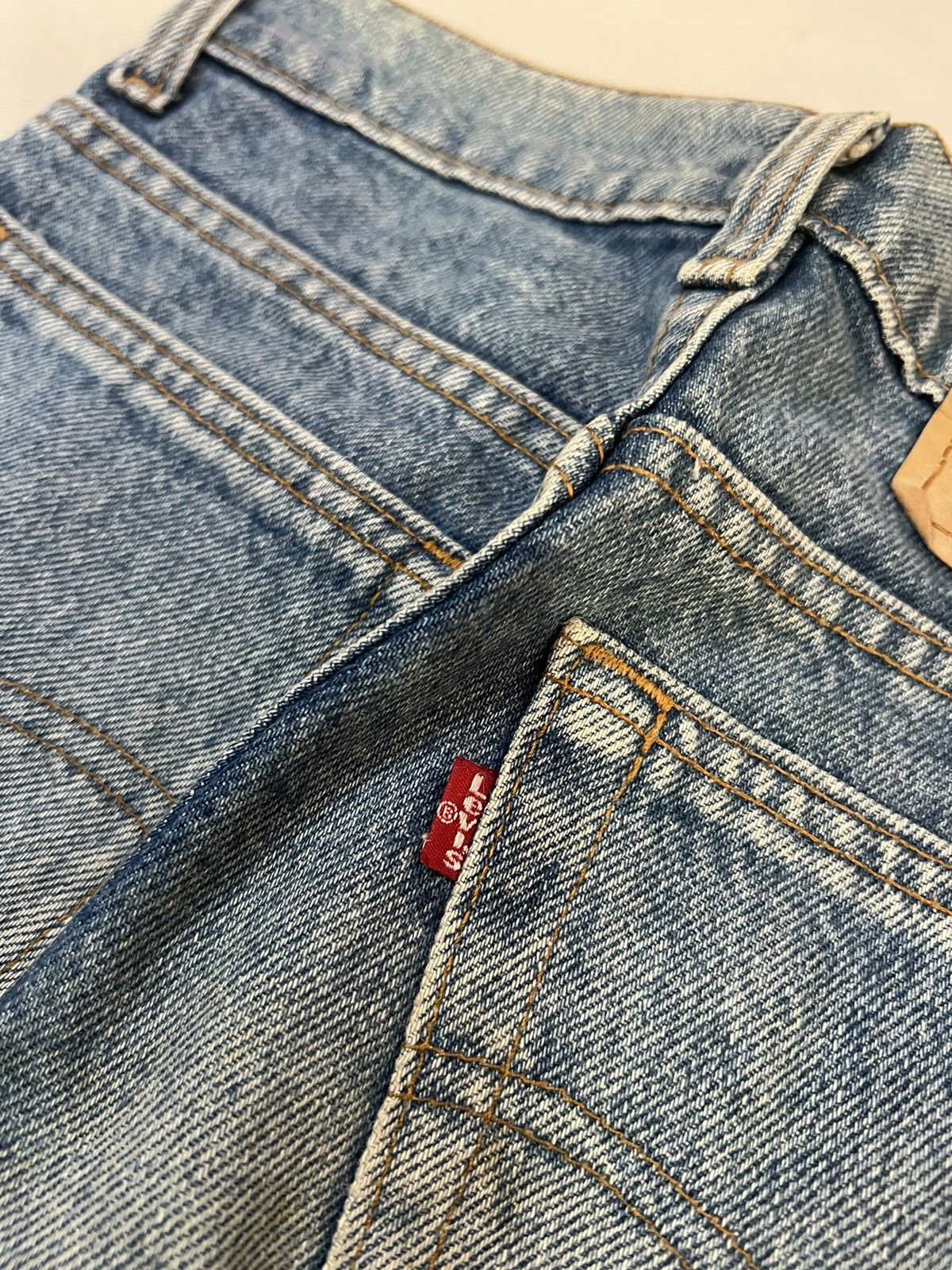 Levi's Vintage Clothing Vtg 90's Levis 510 Blue Wash Denim Size US 26 / EU 42 - 5 Thumbnail