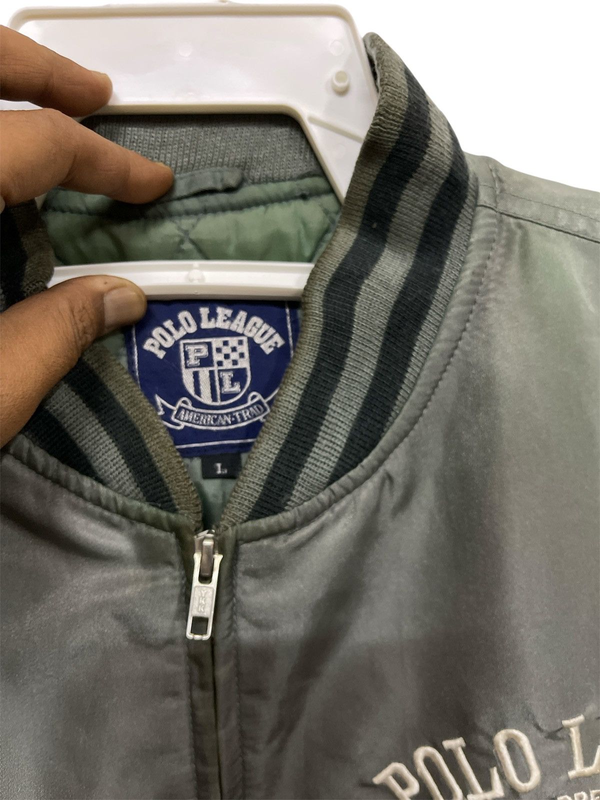 Polo Ralph Lauren Vintage 90s POLO LEAGUE Bomber Jacket Size US L / EU 52-54 / 3 - 8 Thumbnail