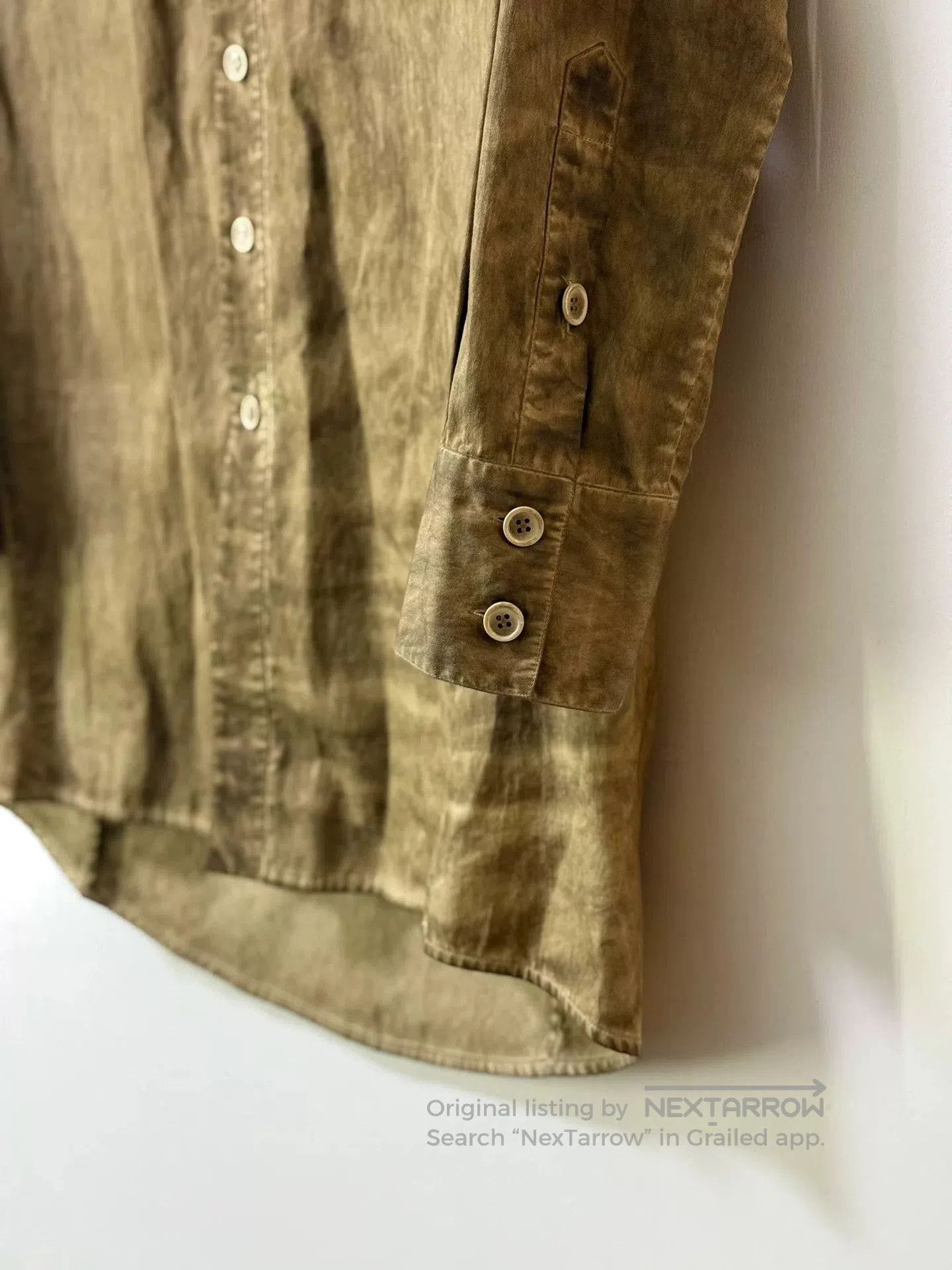 Japanese Brand Dark Pioneer Cold-Dye Long Shirt. Size US L / EU 52-54 / 3 - 5 Thumbnail