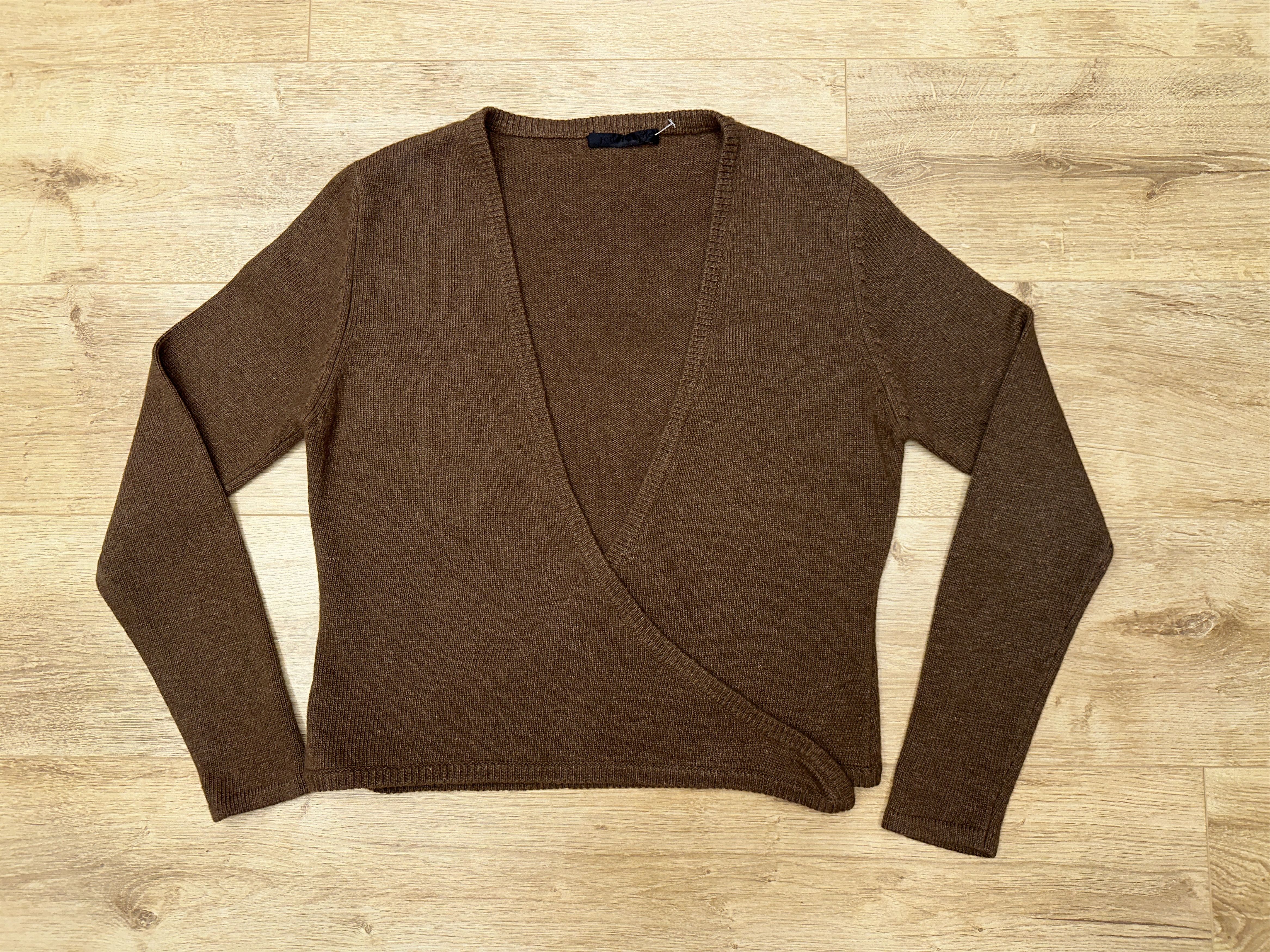 Other Jenni Kayne Wrap Sweater Wool Long Sleeve Knit Top Size S Size S / US 4 / IT 40 - 1 Thumbnail
